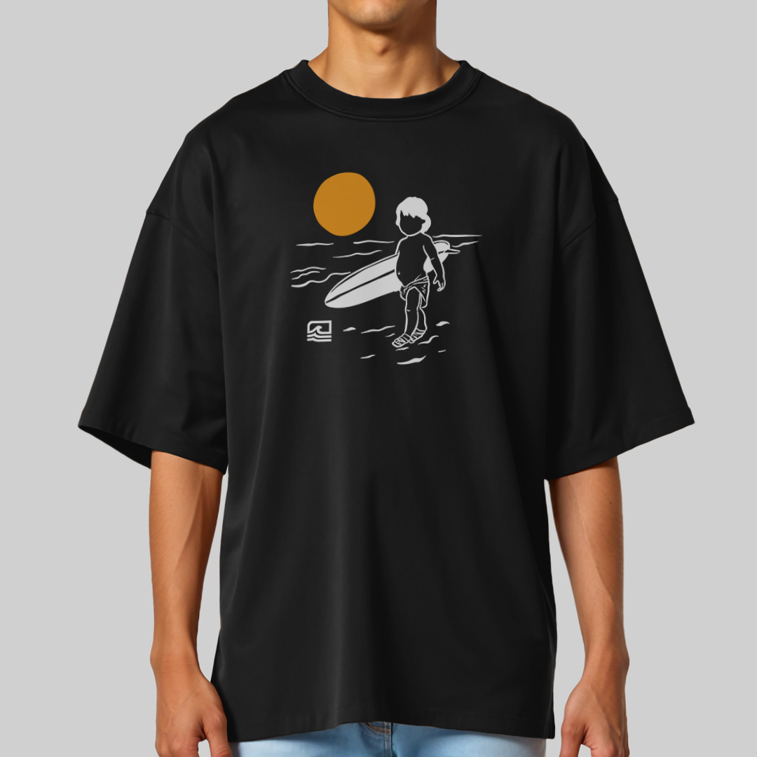 Nome do produto: T-shirt Oversized - Born to Surf (Cor) - Essence Surf