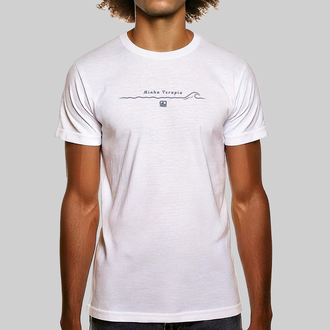 Nome do produto: Camiseta Prime - Minha Terapia (Branca) - Essence Surf