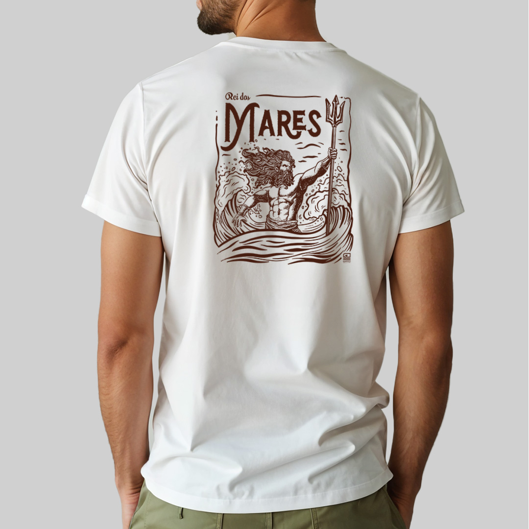 Nome do produto: T-shirt Pima - Rei dos Mares - Essence Surf