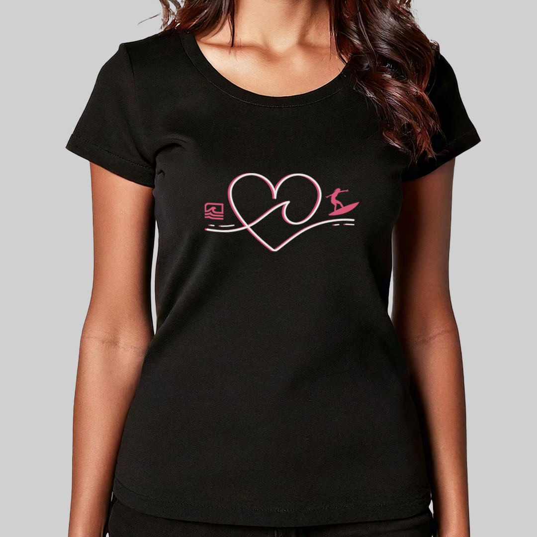 Nome do produto: Baby Long Prime - Amor pelo Surf (preto) - Essence Surf