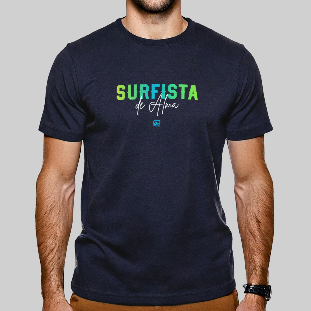 Nome do produto: Camiseta Prime - Surfista de Alma (Cor) - Essence Surf
