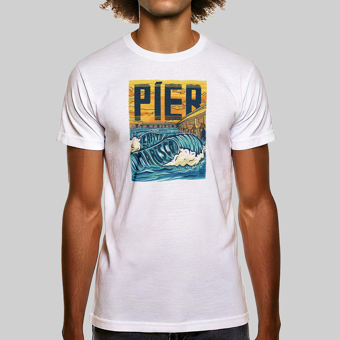 Nome do produto: Camiseta Prime - Píer, Canto do Marisco - Essence Surf