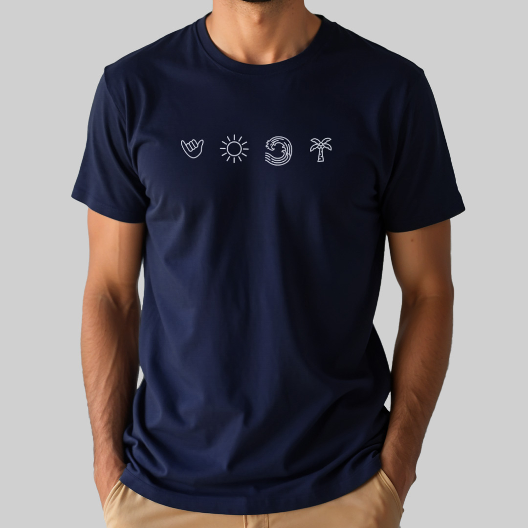 Nome do produto: Camiseta Prime - Vibe Surfista (Cor) - Essence Surf
