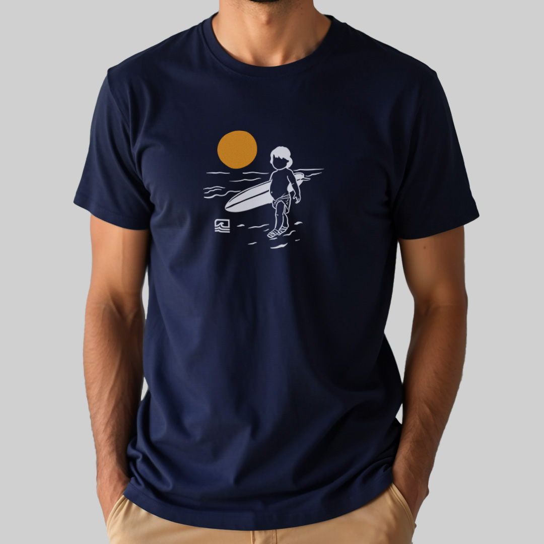 Nome do produto: Camiseta Prime - Born to Surf (Cor) - Essence Surf