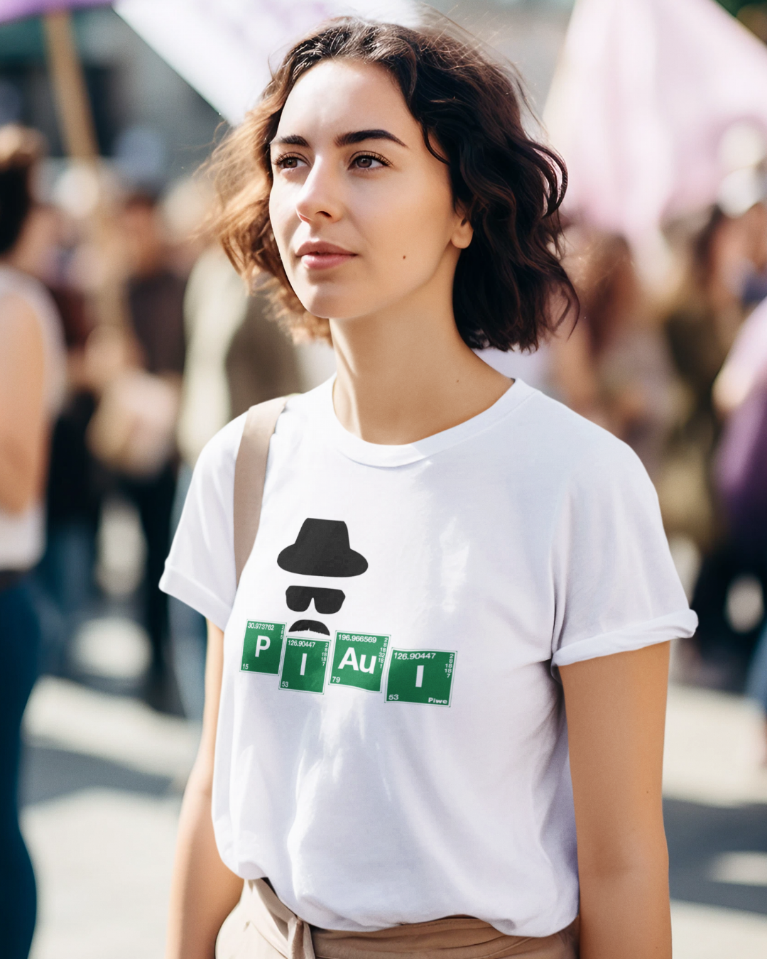 Nome do produto: Camiseta Piauí Breaking Bad Baby Long Feminina