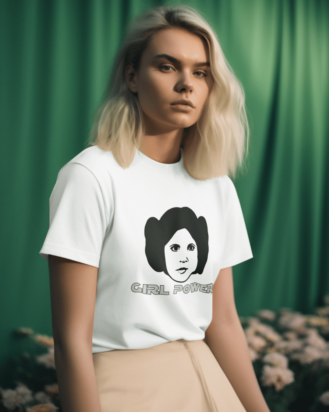 Nome do produto: Camiseta Girl Power Baby Long Feminina