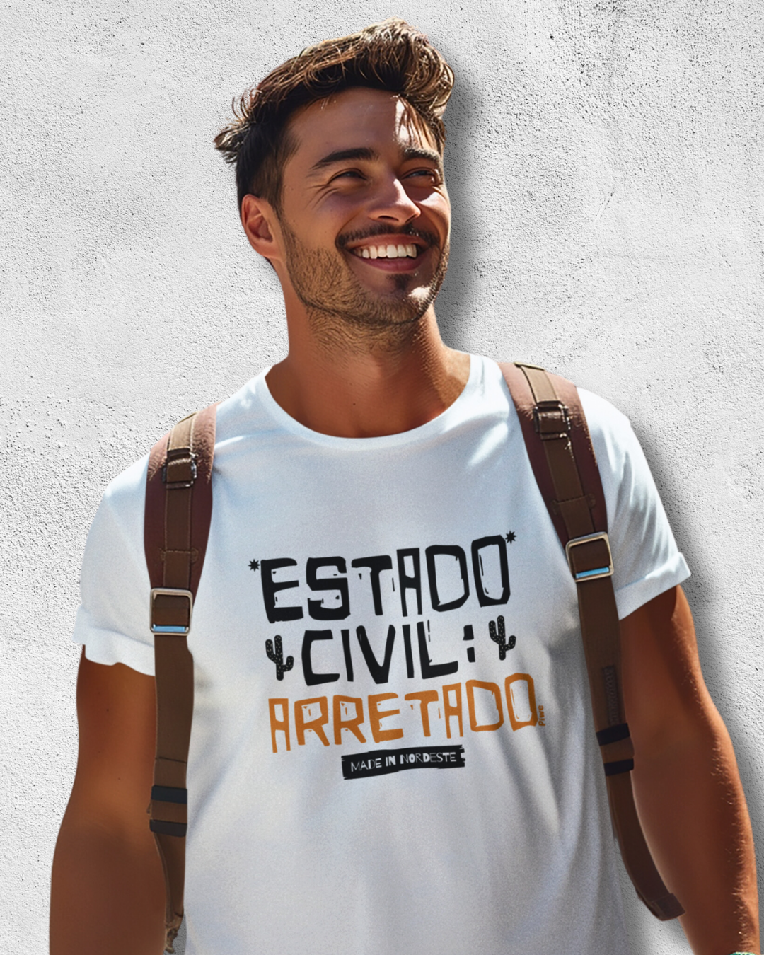 Nome do produto: Camiseta Estado Civil: Arretado