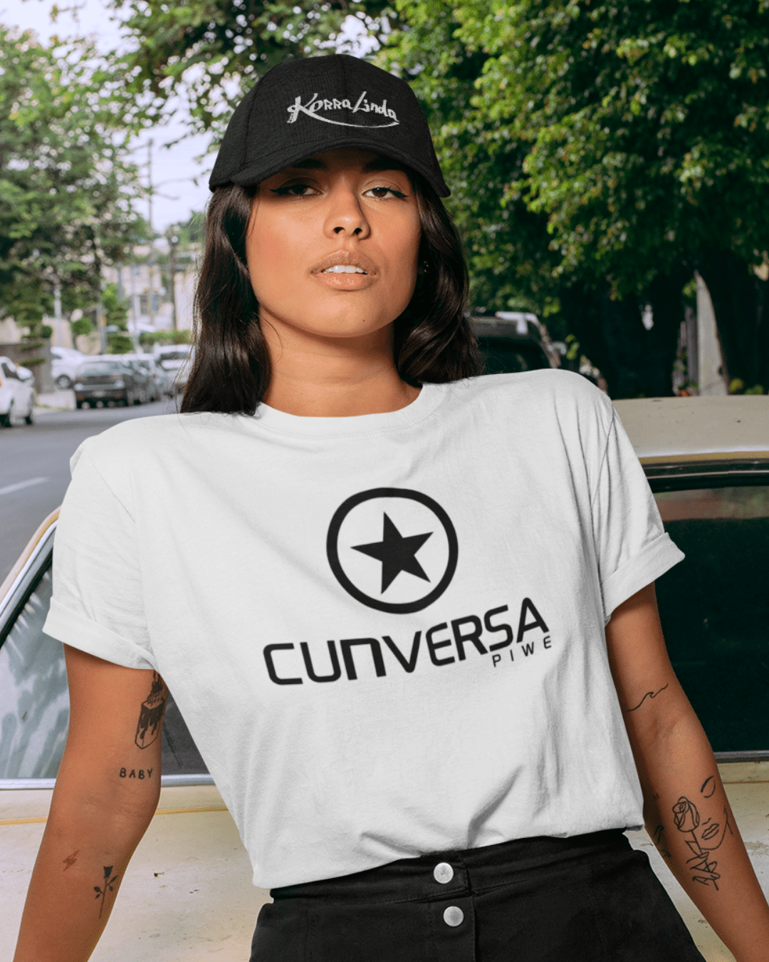Nome do produto: Camiseta Cunversa Baby Long Feminina