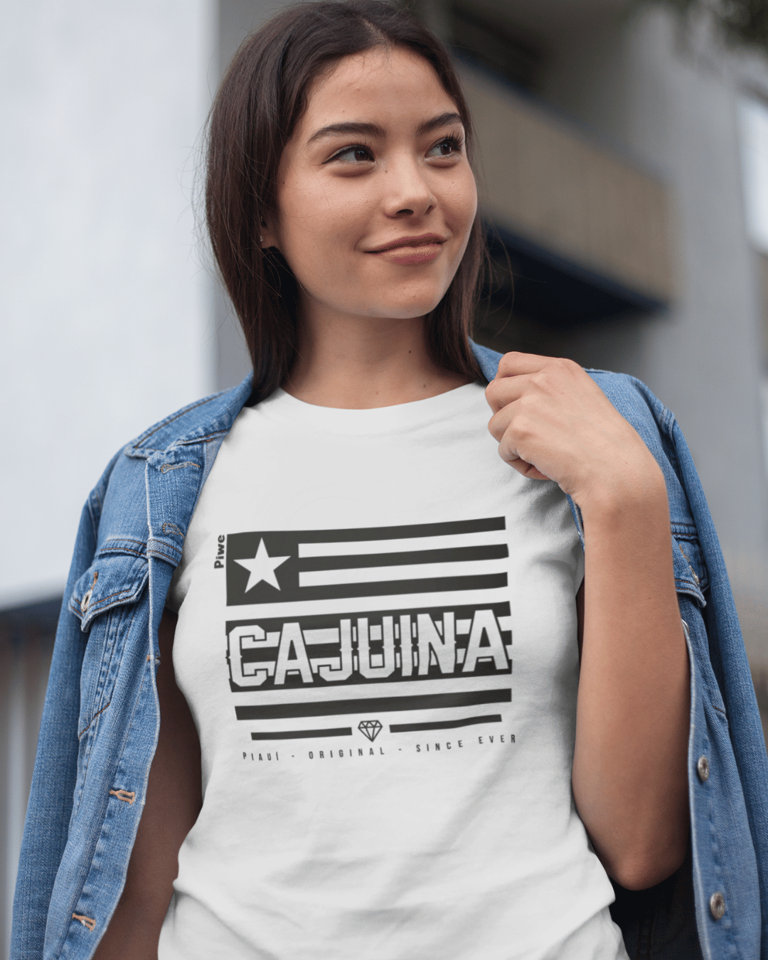 Nome do produto: Camiseta Cajuína Baby Long Feminina