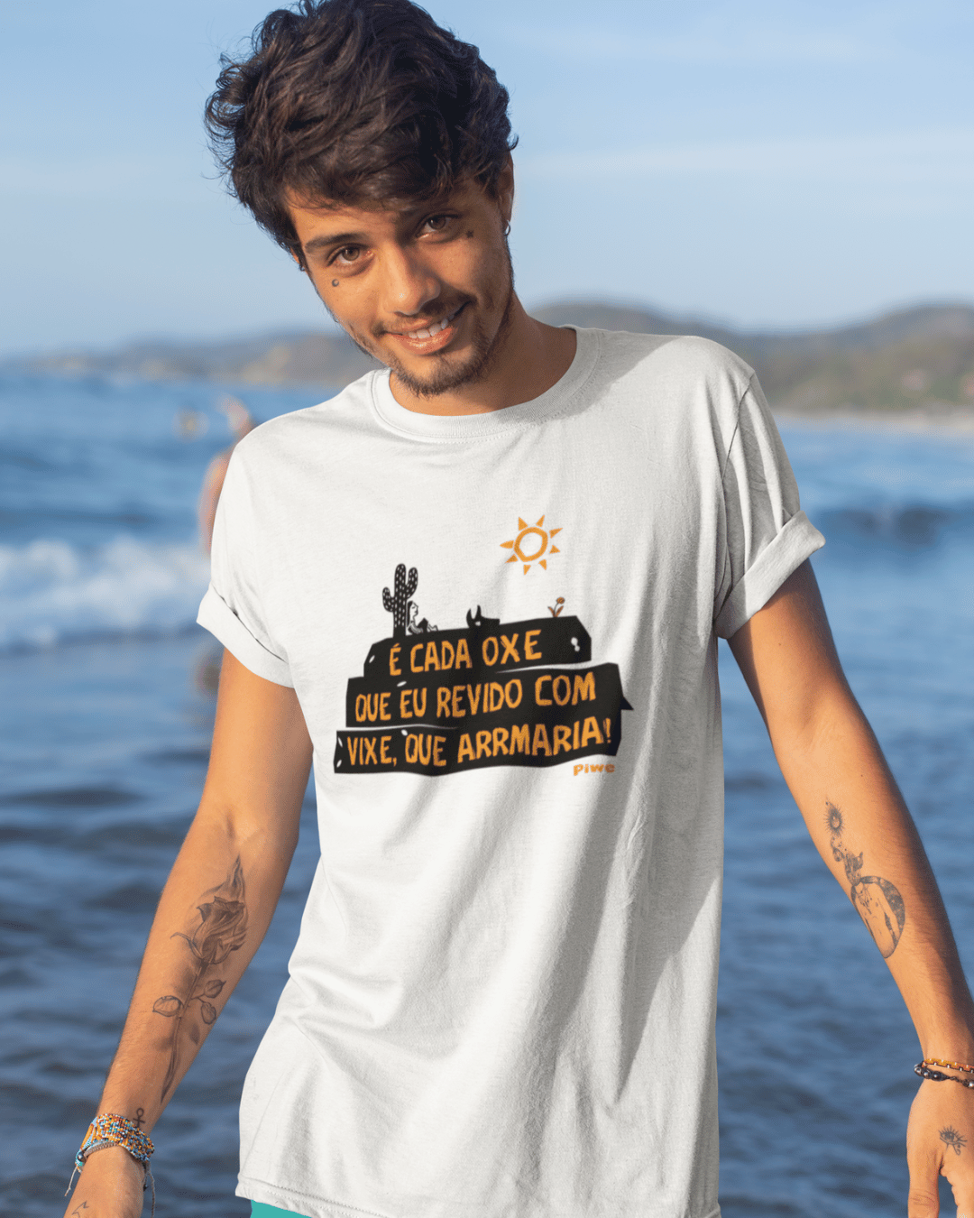 Nome do produto: Camiseta É Cada Oxe Masculina