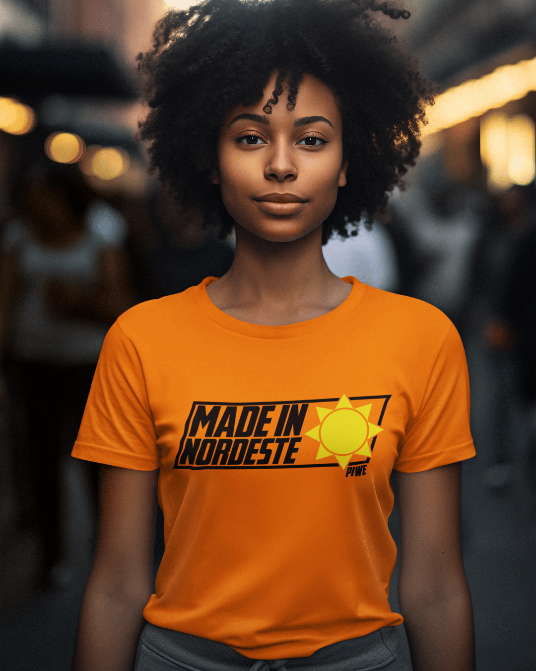 Nome do produto: Camiseta Made in Nordeste Baby Long Feminina