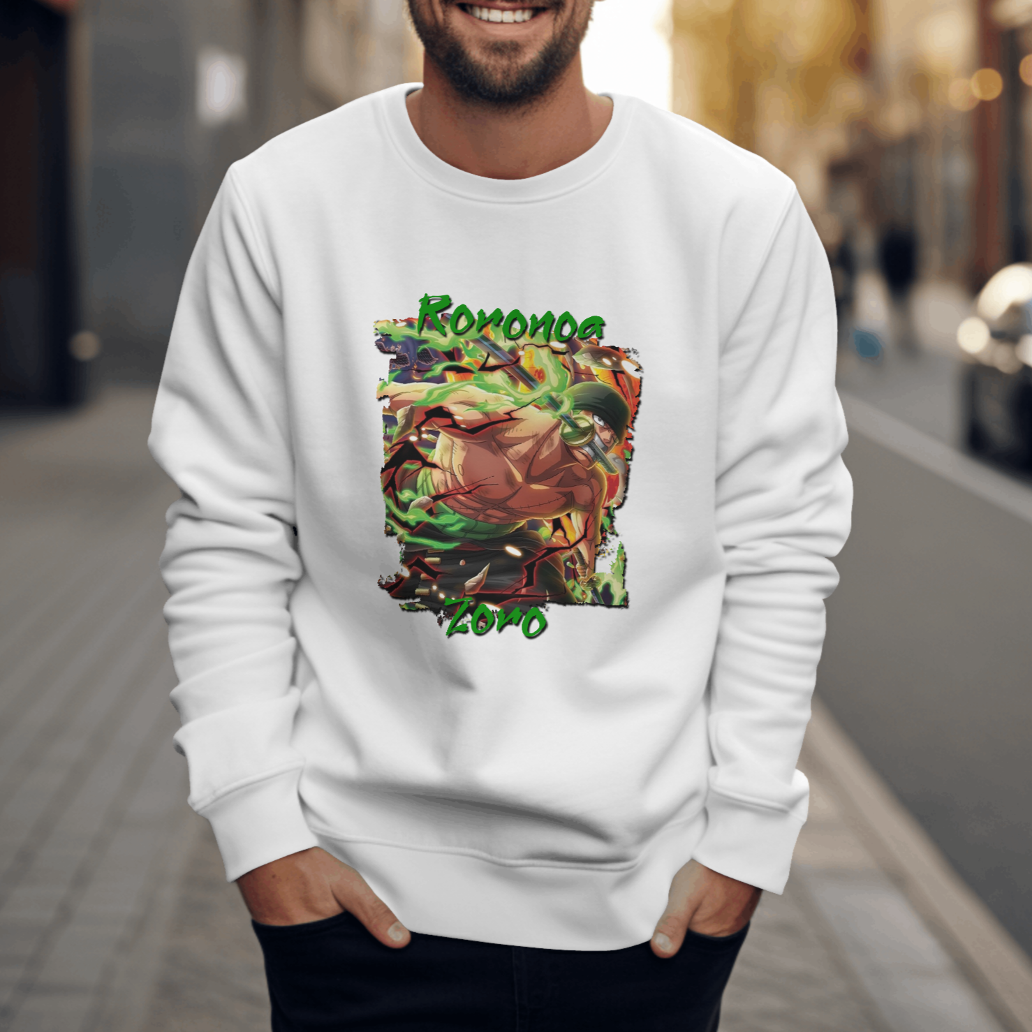 Nome do produto: moletom de anime  - One Piece, Zoro