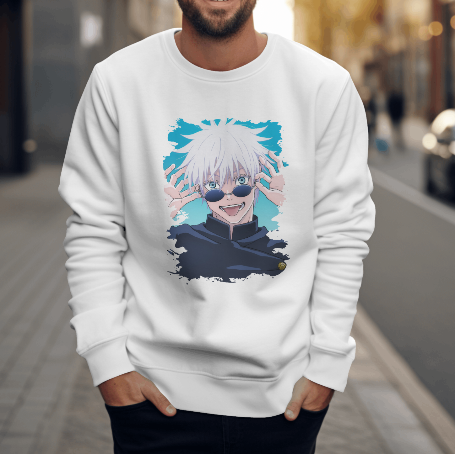 Nome do produto: moleton de anime - Jujutsu Kaisen, Satoru Gojo