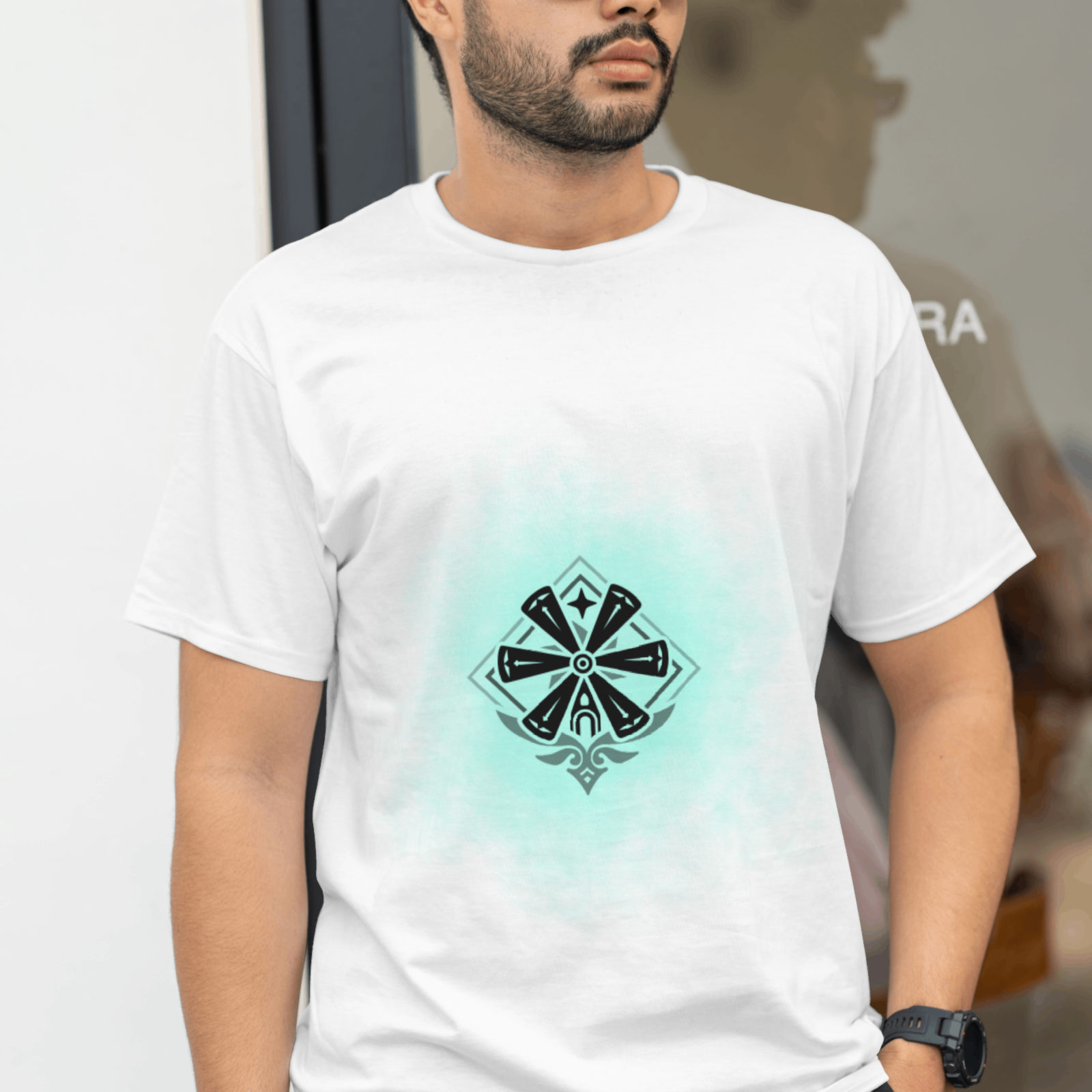 Nome do produto: camiseta Genshin Impact - região de Mondstadt