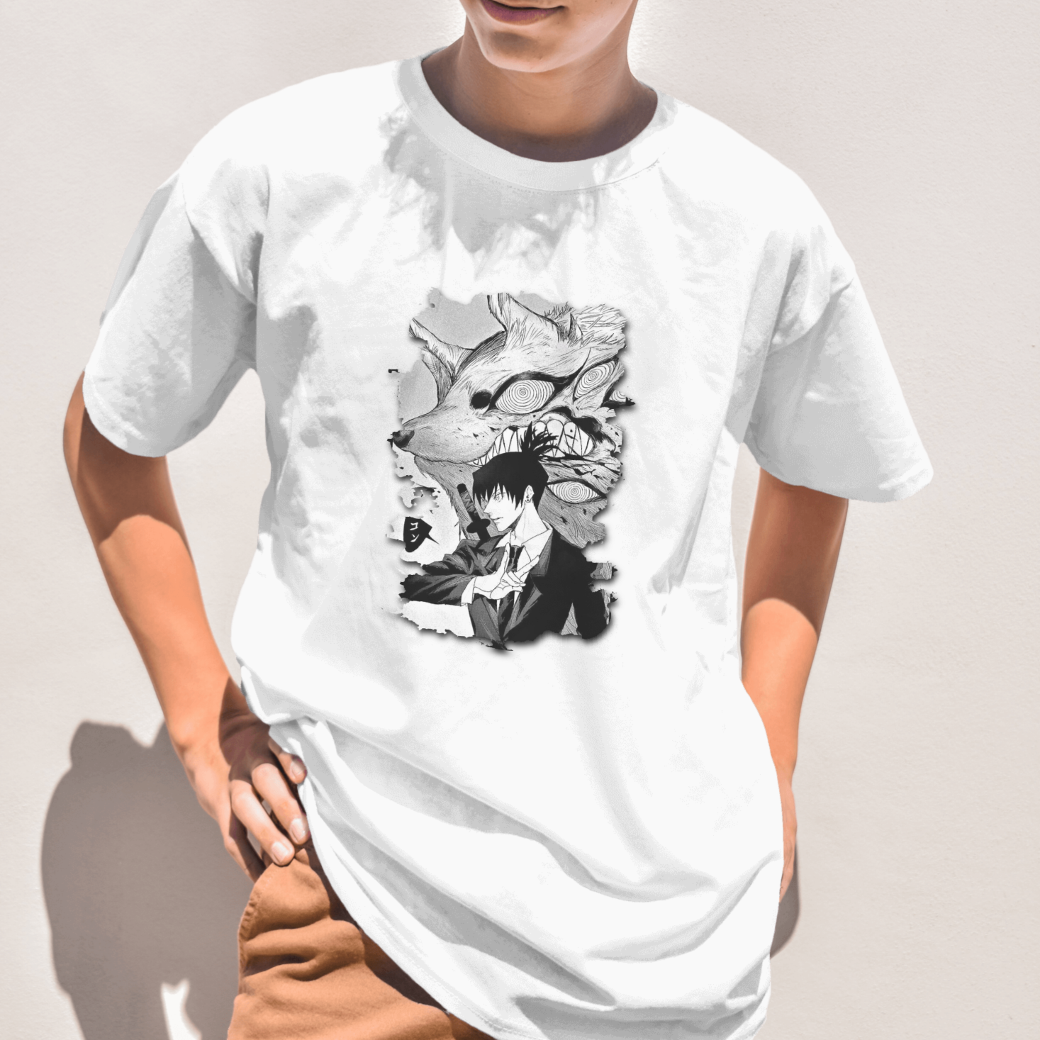 Nome do produto: camiseta de anime - Chainsaw man, aki