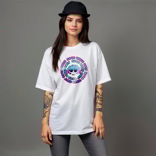 CAMISA OVERSIZED GOOD VIBES 