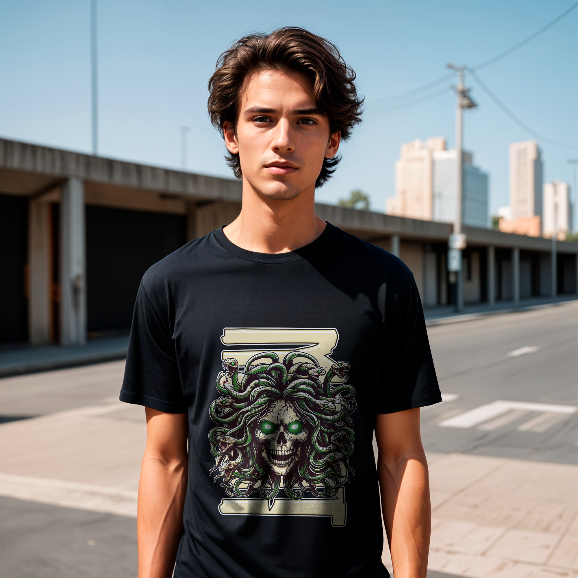 CAMISA MEDUSA HARDCORE 