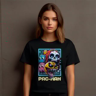 CAMISA PACMAN HARDCORE