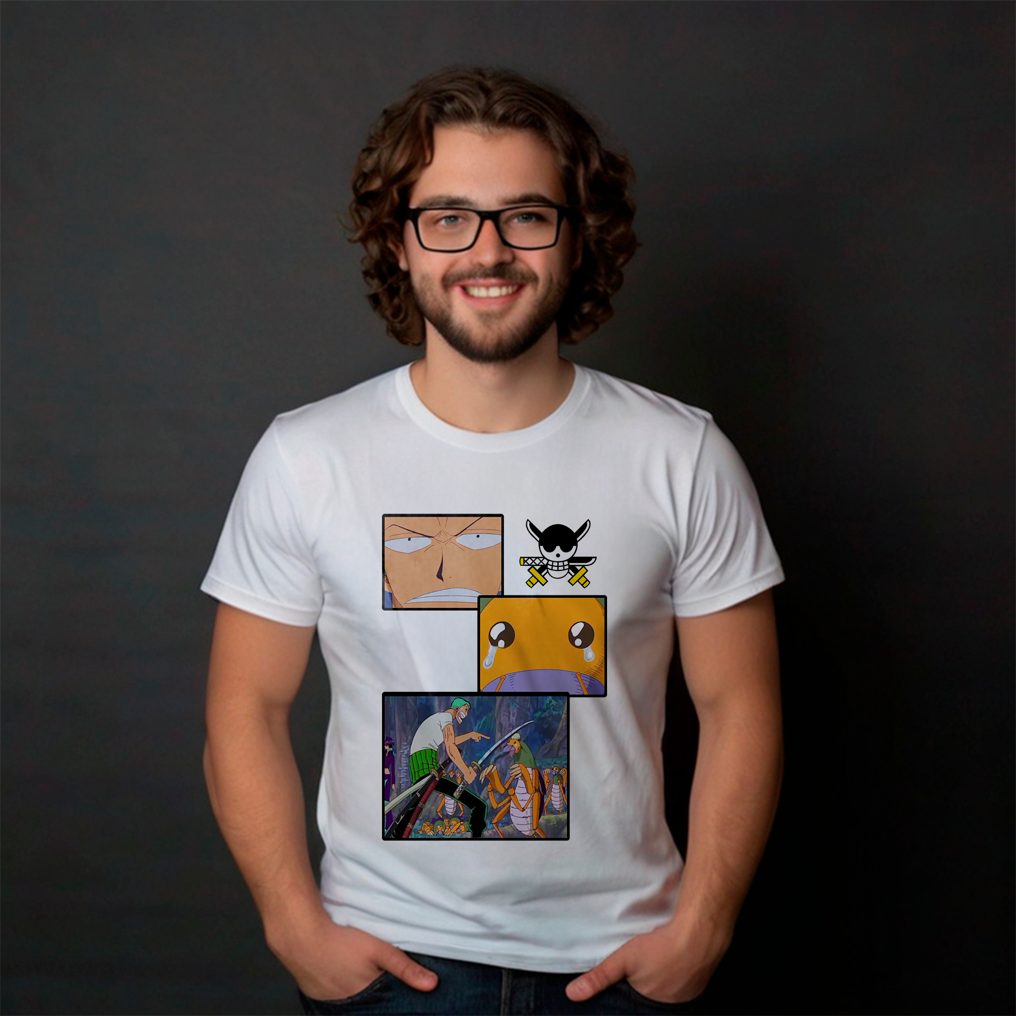 Nome do produto: CAMISA ZORO VS BARATINHA 