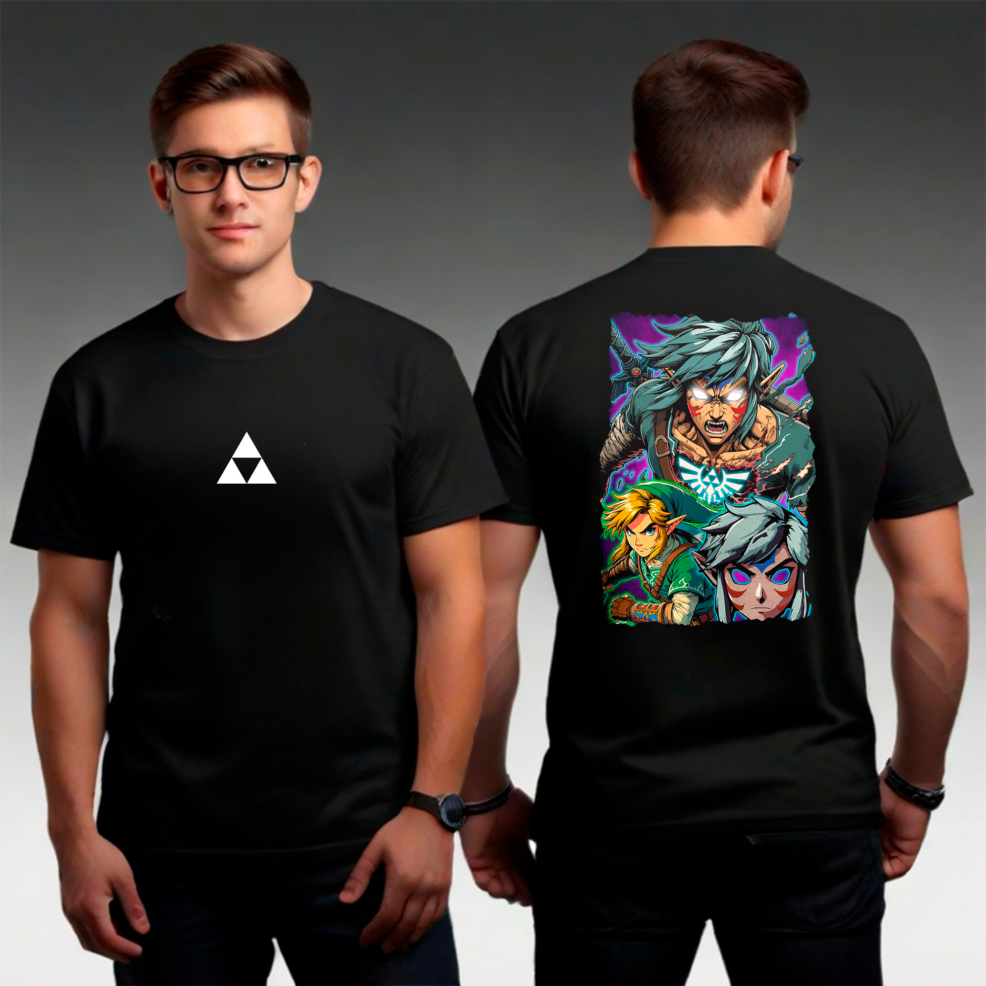 CAMISA ONI LINK FRENTE E VERSO 