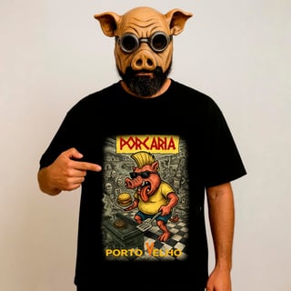 CAMISA PORCARIA LANCHES 2 