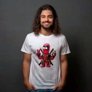CAMISA HOMER DEADPOOL