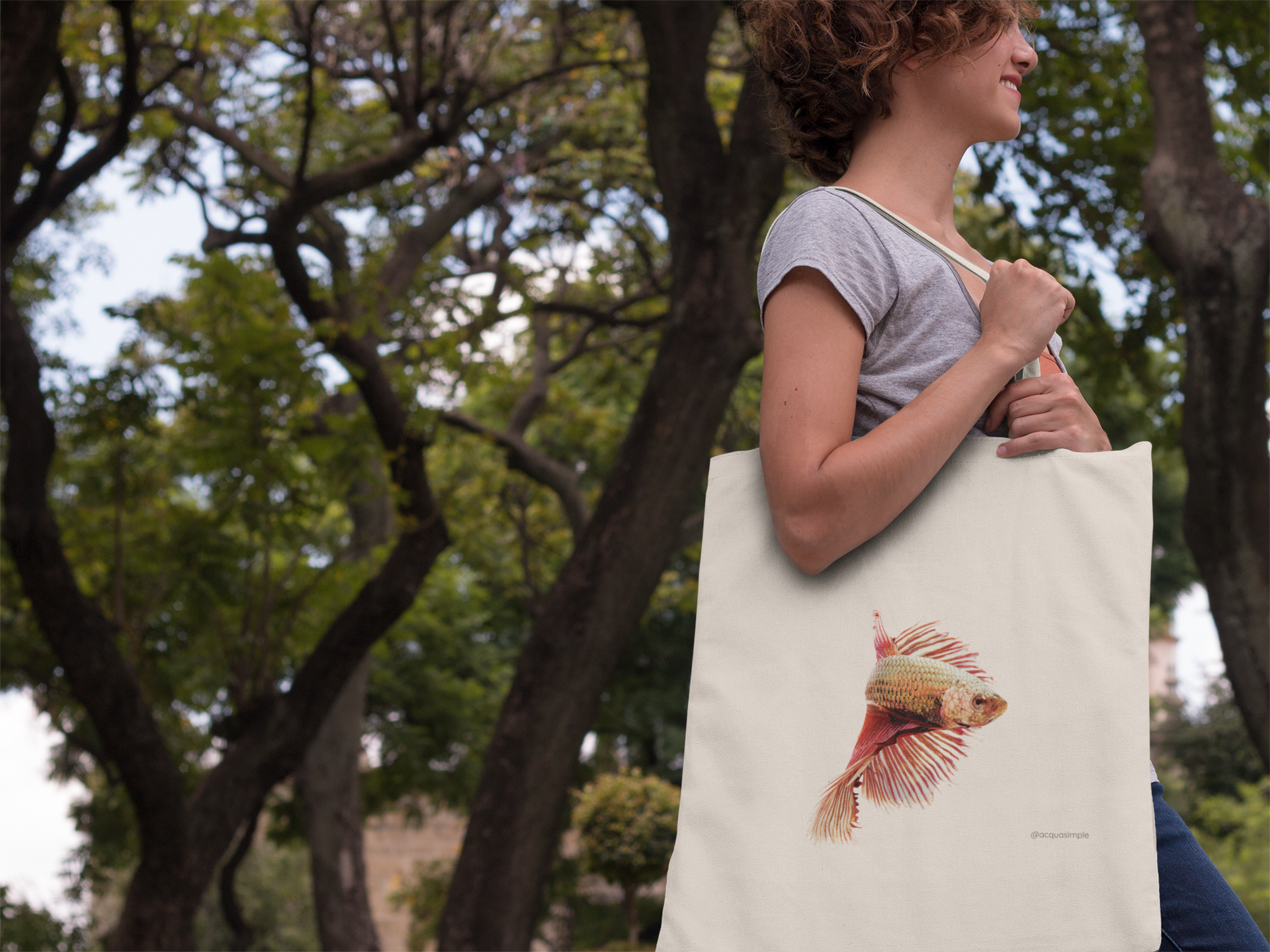 Nome do produto: Eco Bag Betta vermelho