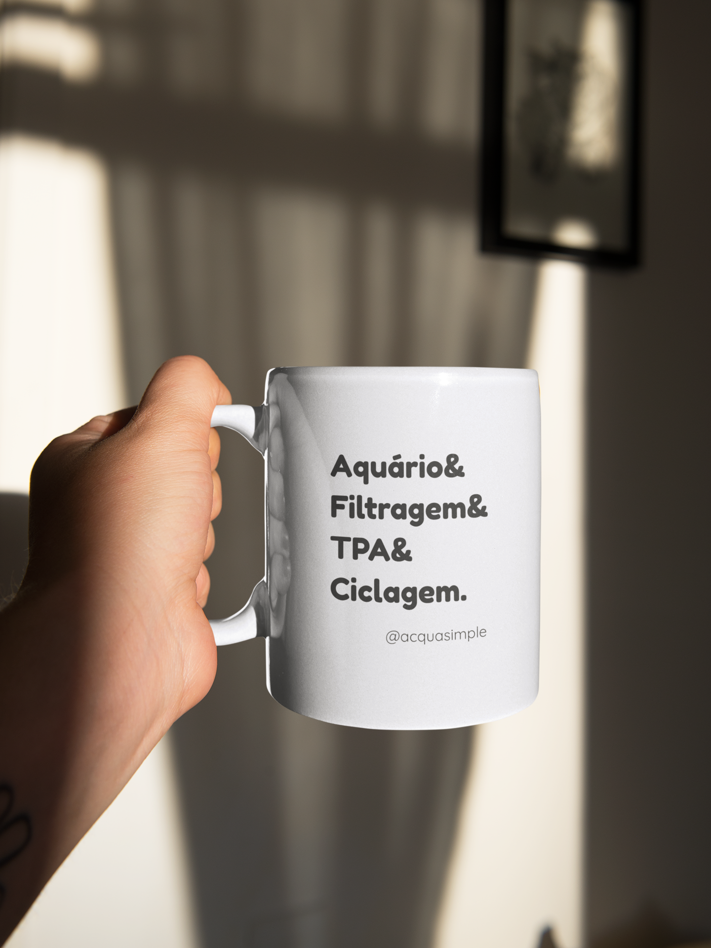 Nome do produto: Caneca Aquario Filtragem & TPA