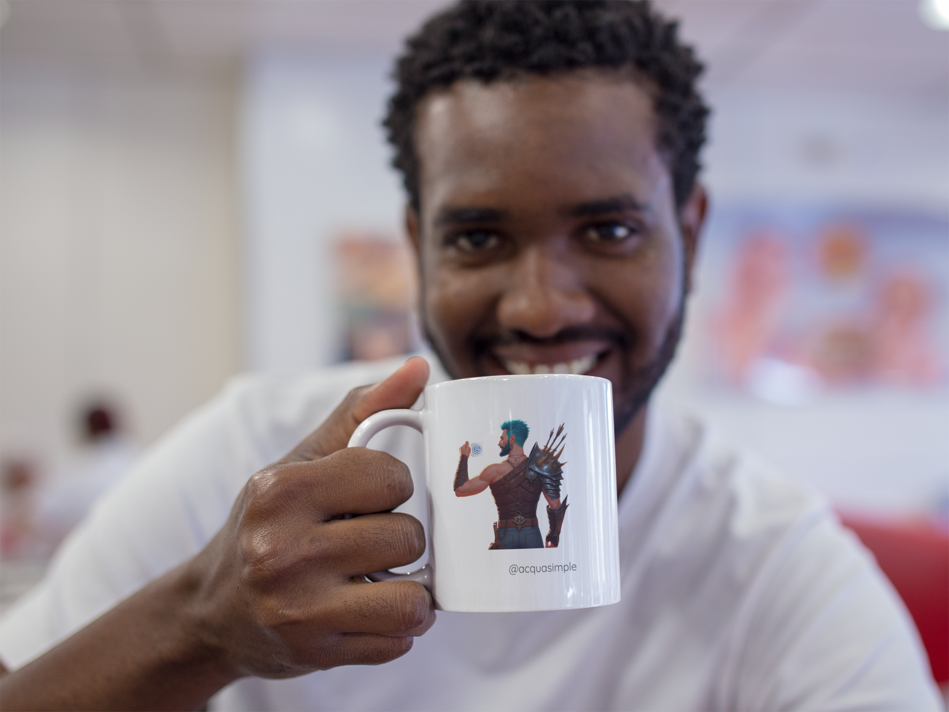 Nome do produto: Caneca Mágica Guerreiro