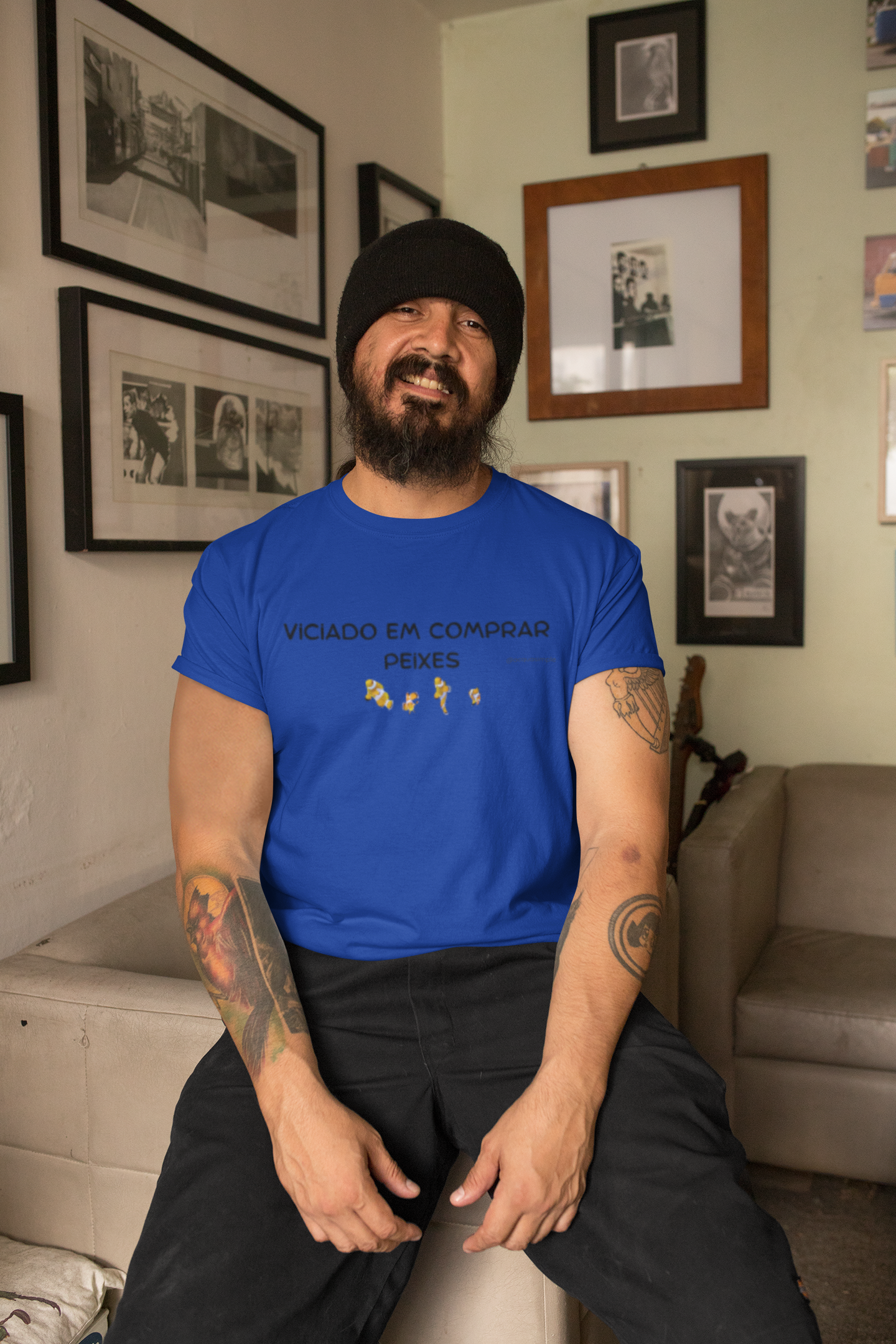 Nome do produto: Viciado em comprar peixes