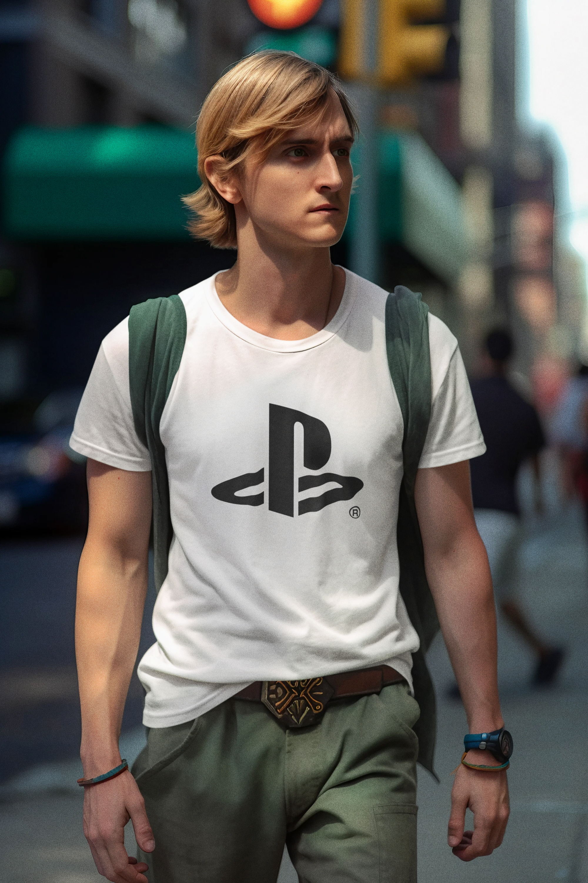 Nome do produto: Camiseta - Playstation Logo