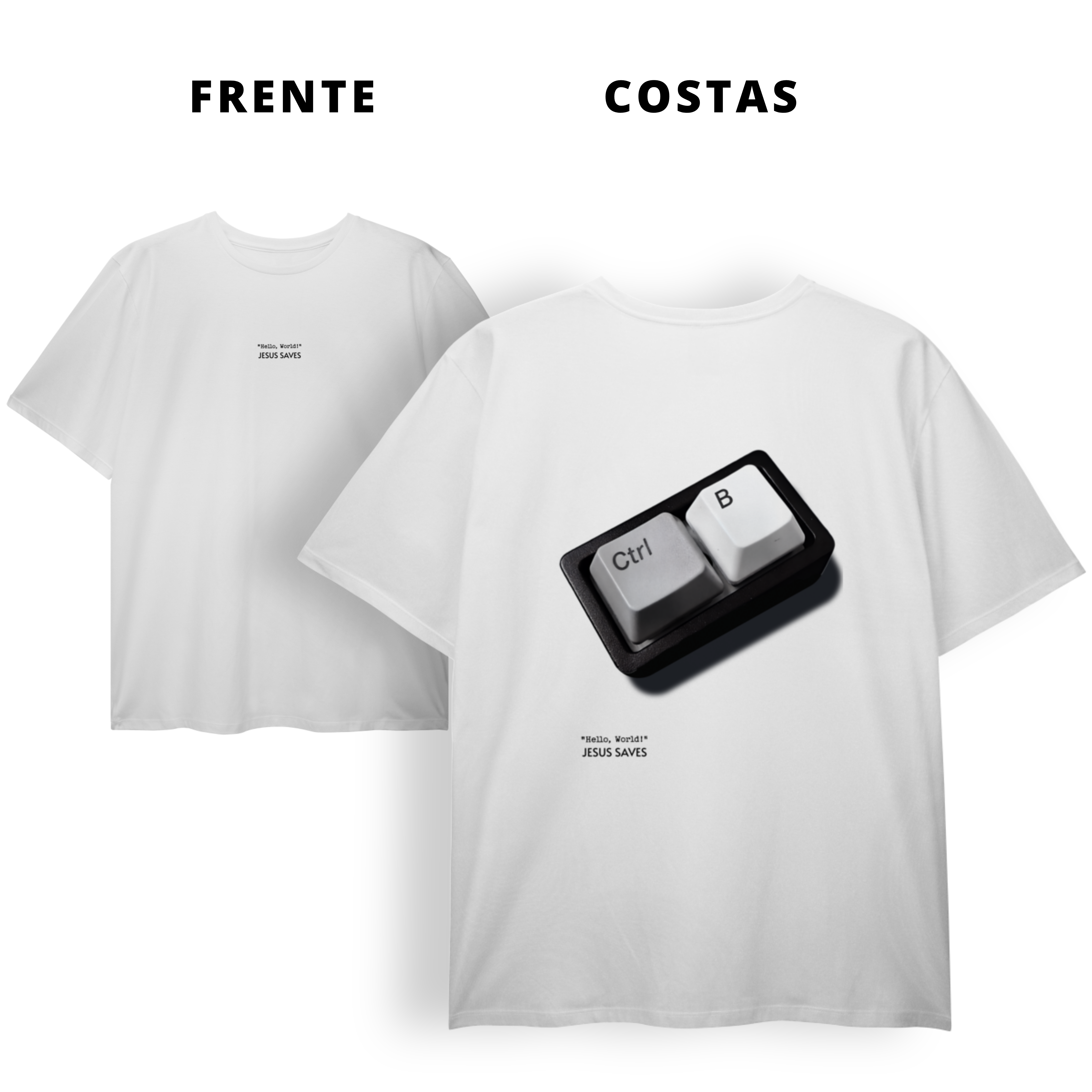 0074PS - Camiseta Pluz Size Ctrl+b