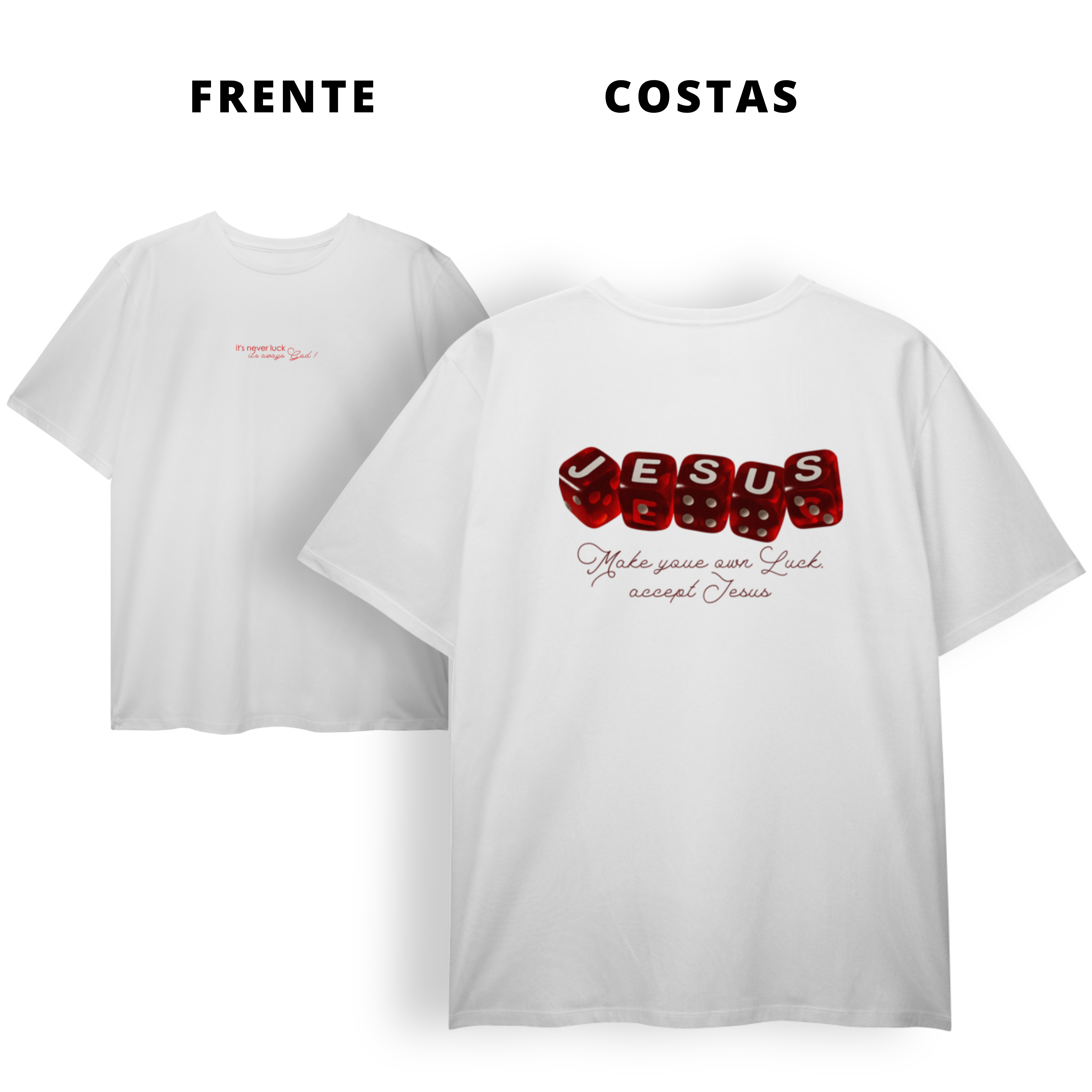 0065PS - Camiseta Plus Size Luck