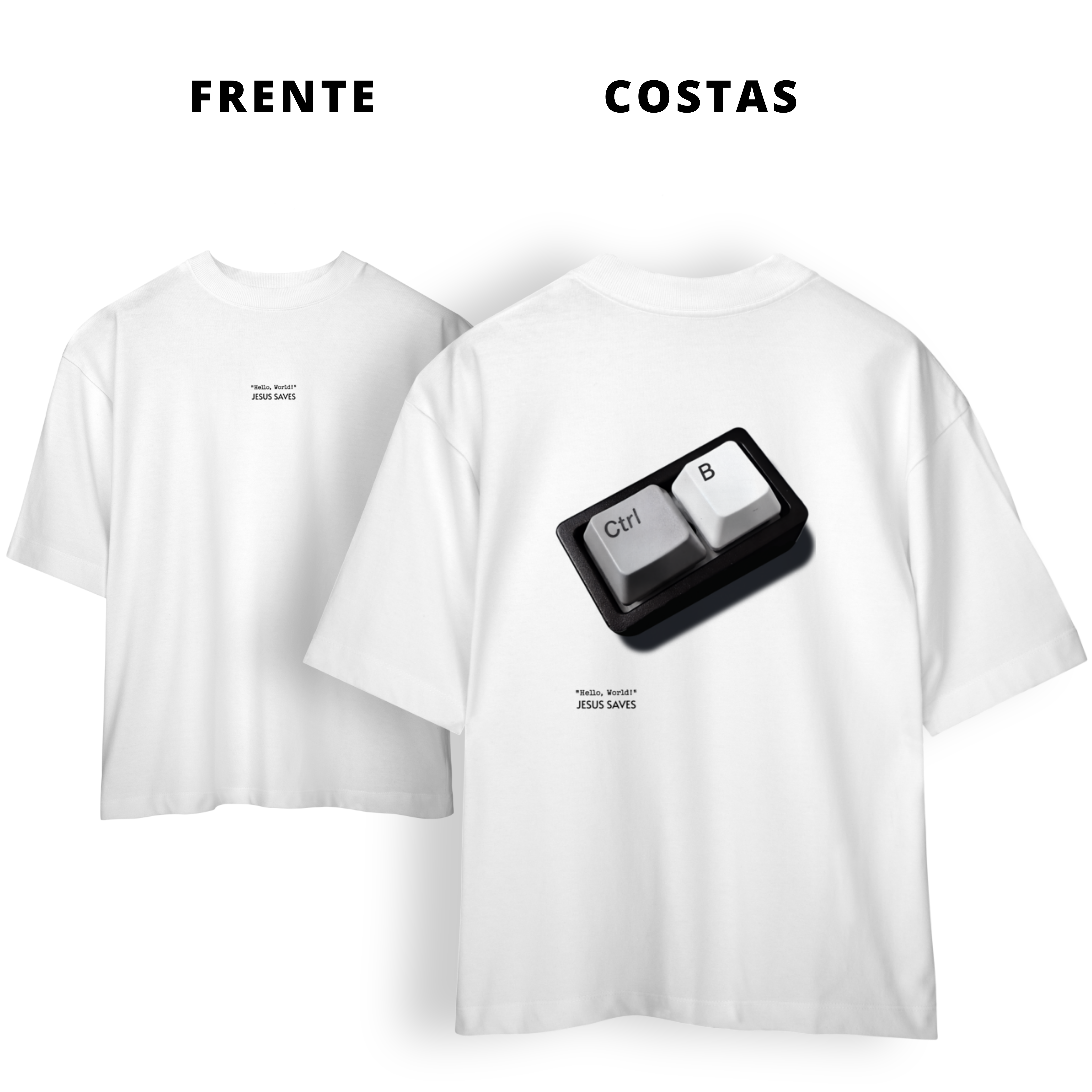 0074OS - Camiseta Oversized Ctrl+b