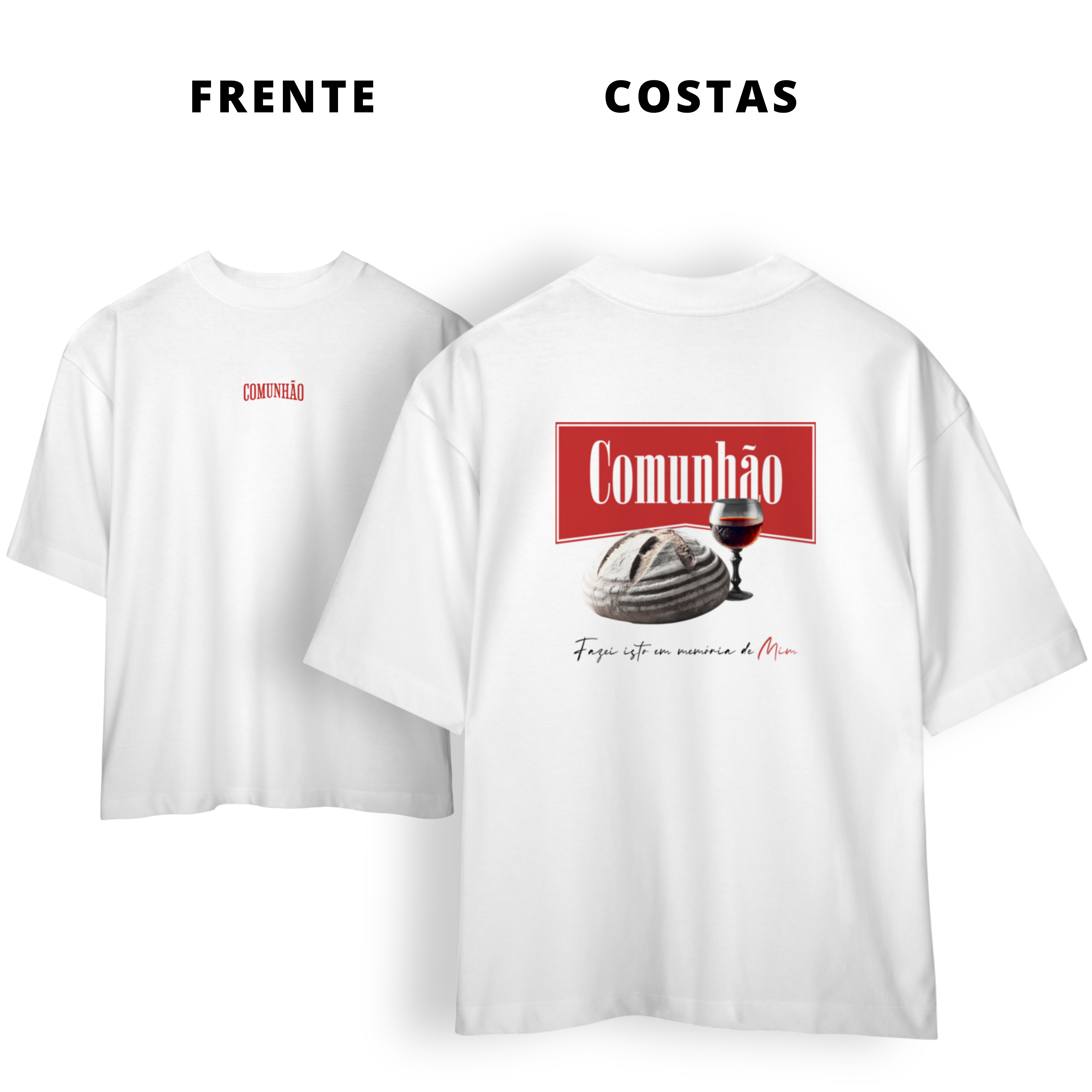 0009OS - Camiseta Oversized Comunhão