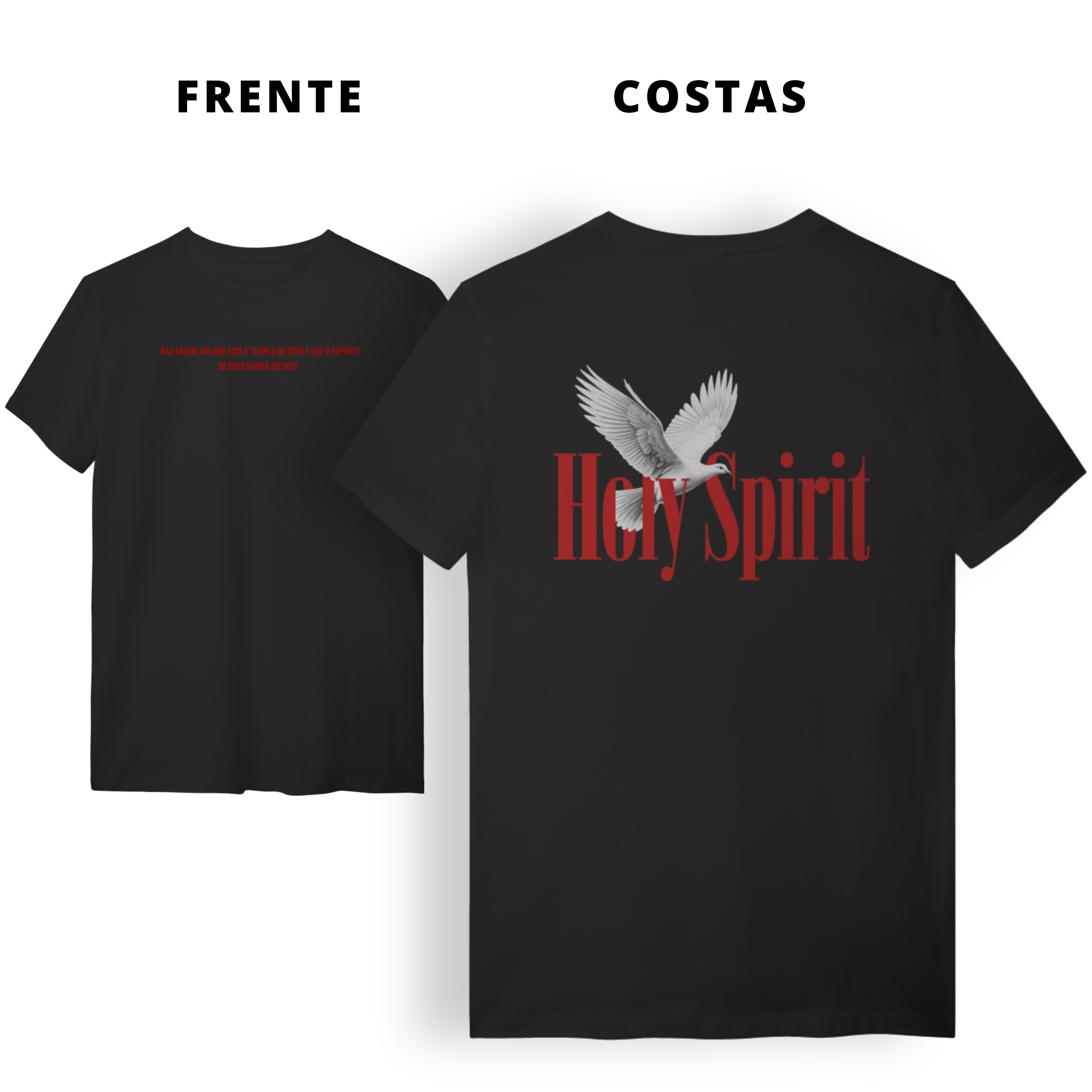 0004 - Camiseta Unissex Holy Spirit