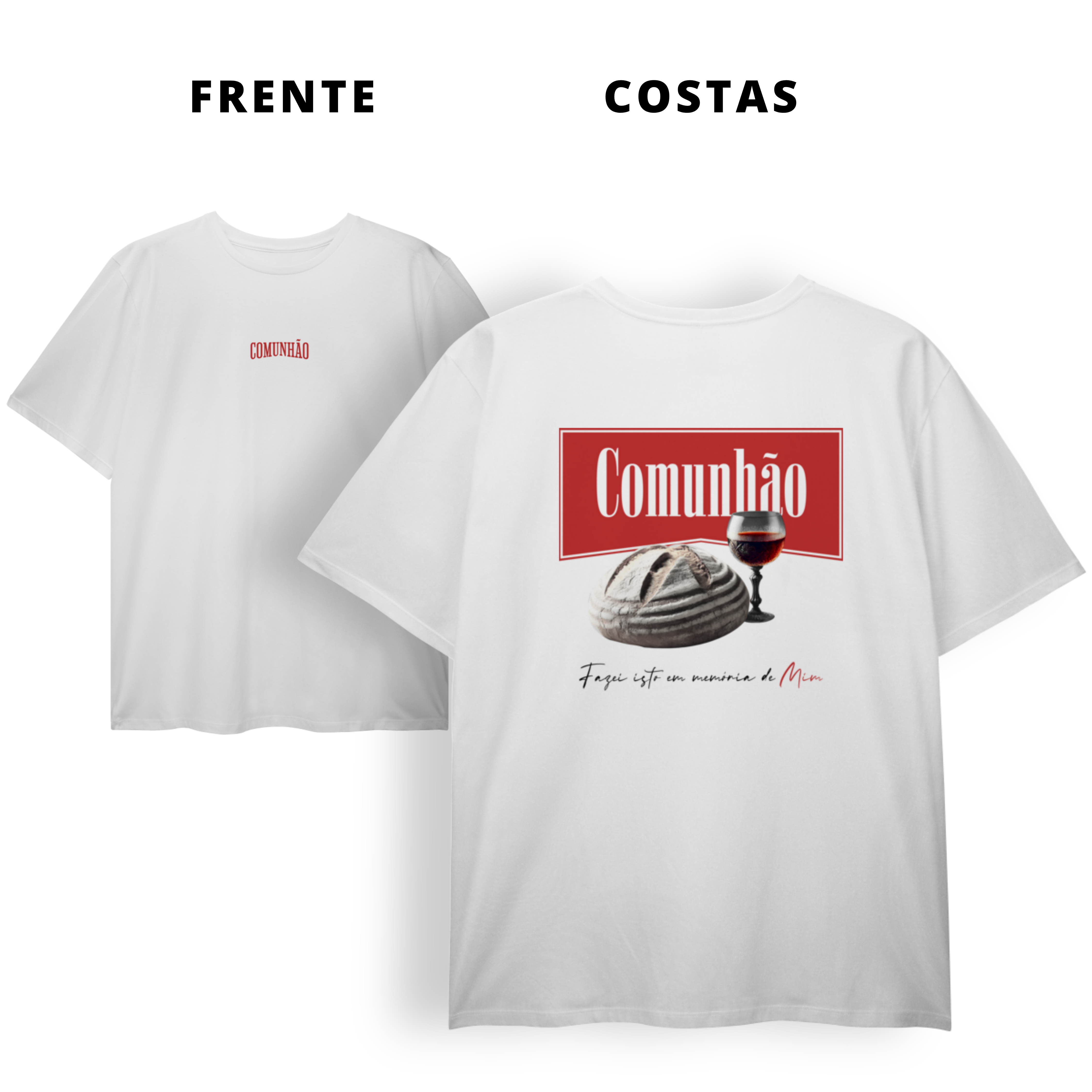 0009PS - Camiseta Plus Size Comunhão