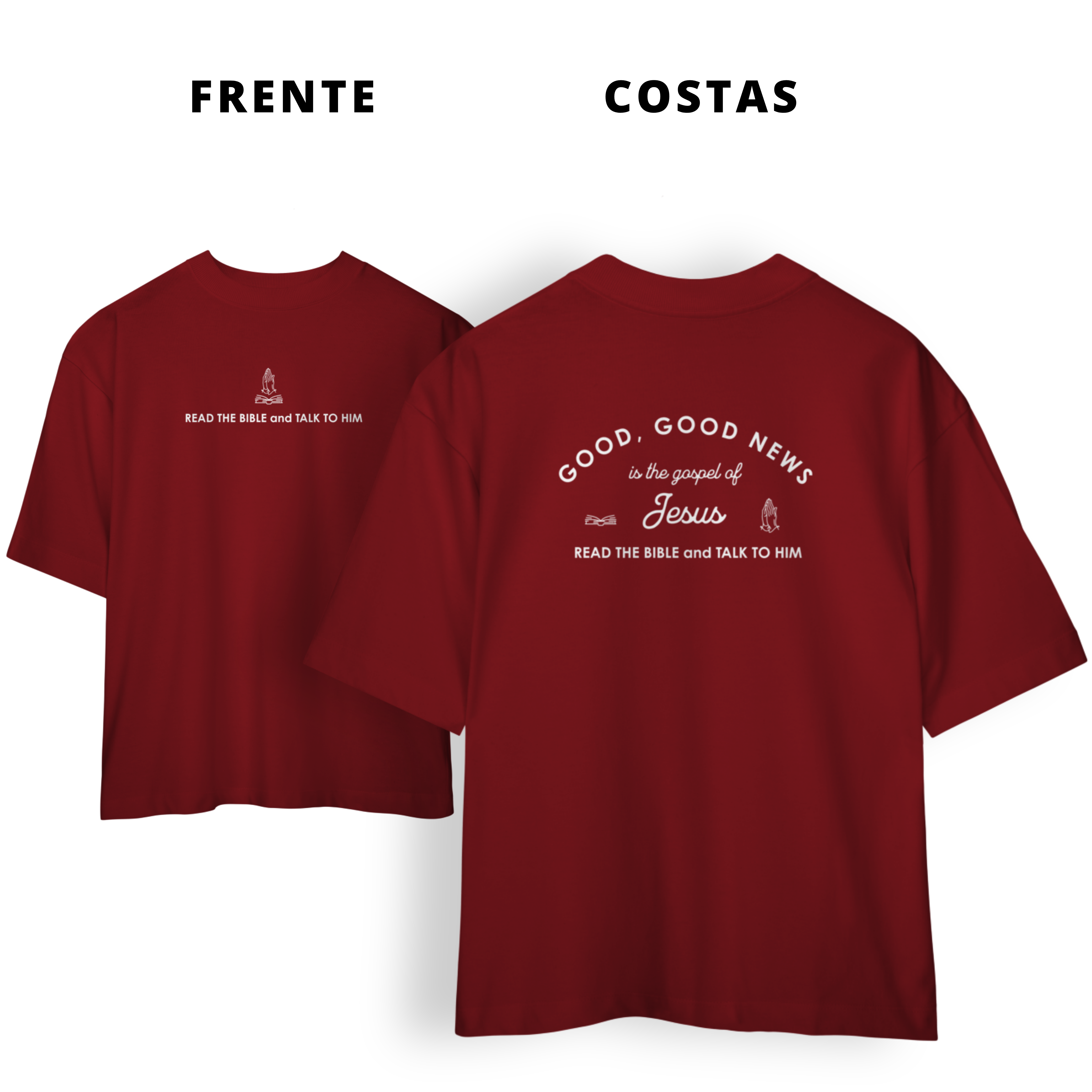 0010OS - Camiseta Oversized Good News