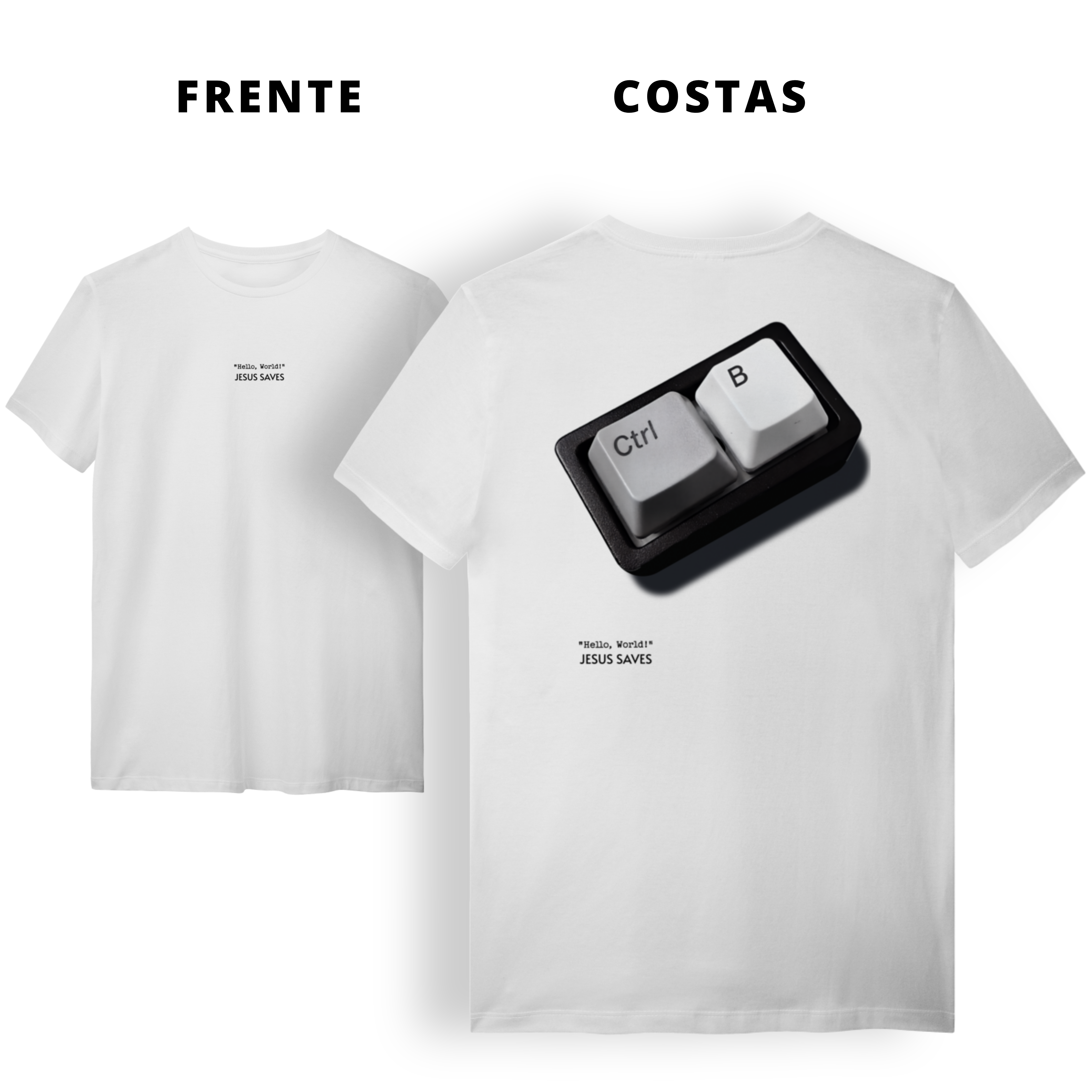 0074 - Camiseta Unissex Ctrl+b