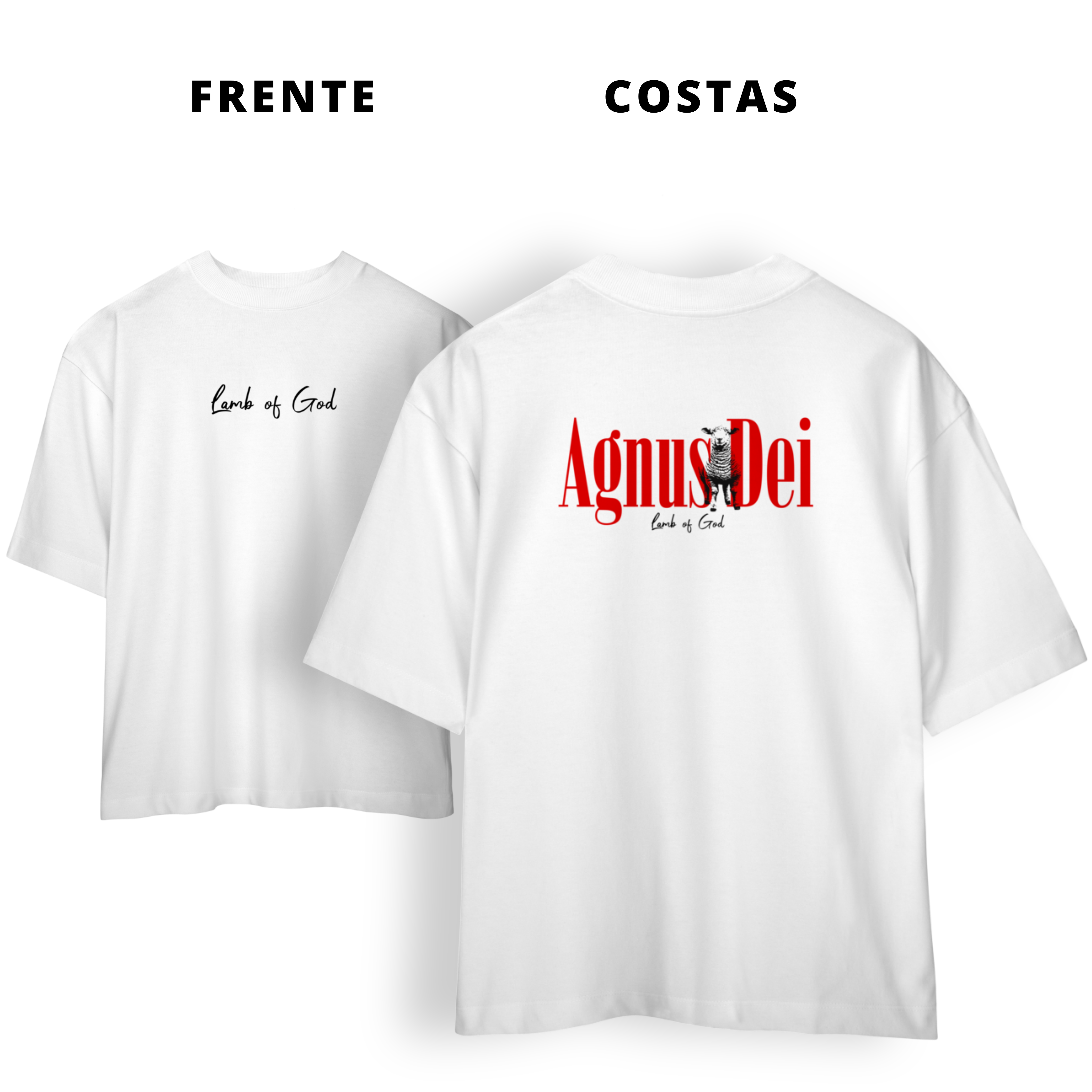 0066OS - Camiseta Oversized AgnusDei