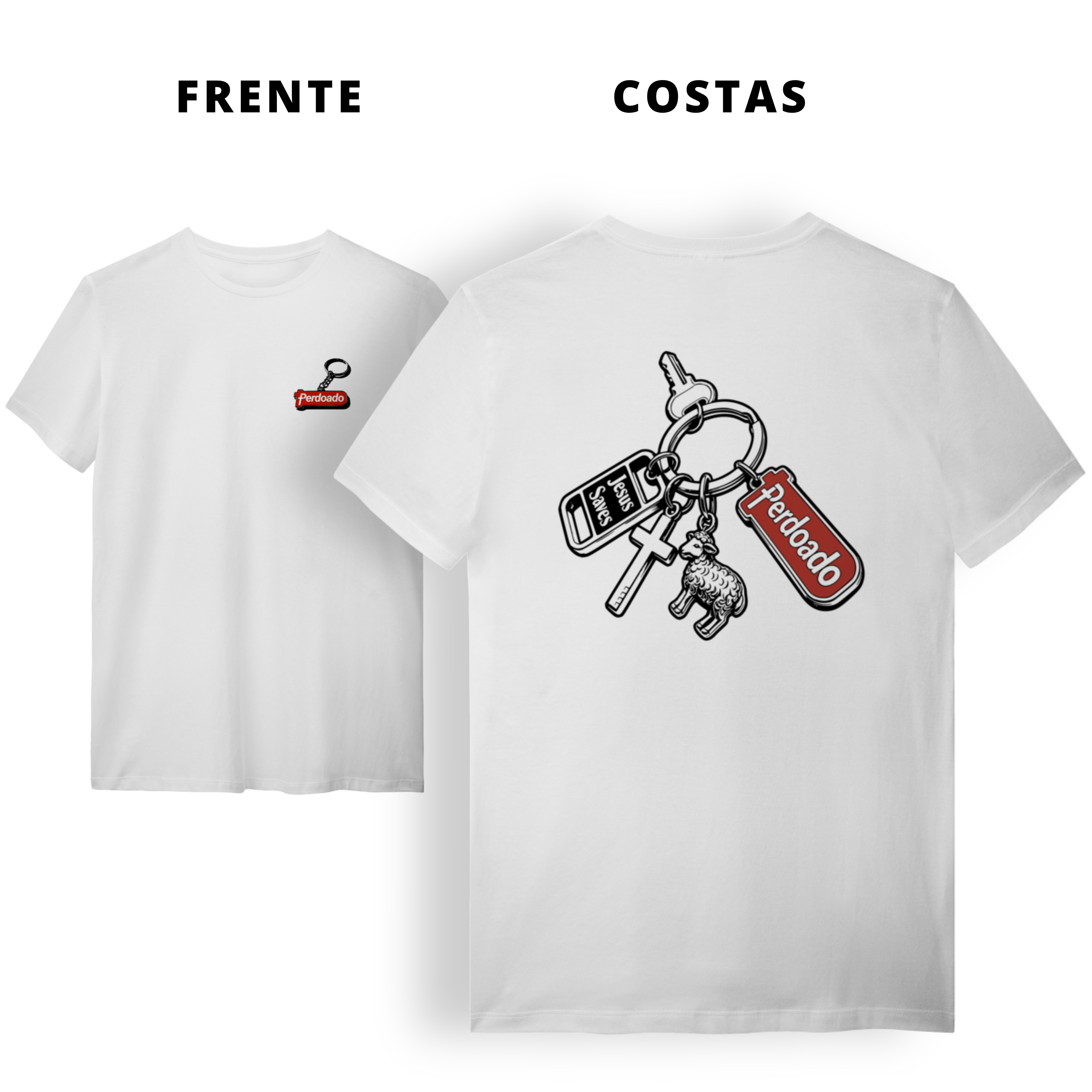 0075 - Camiseta Unissex Chaveiro