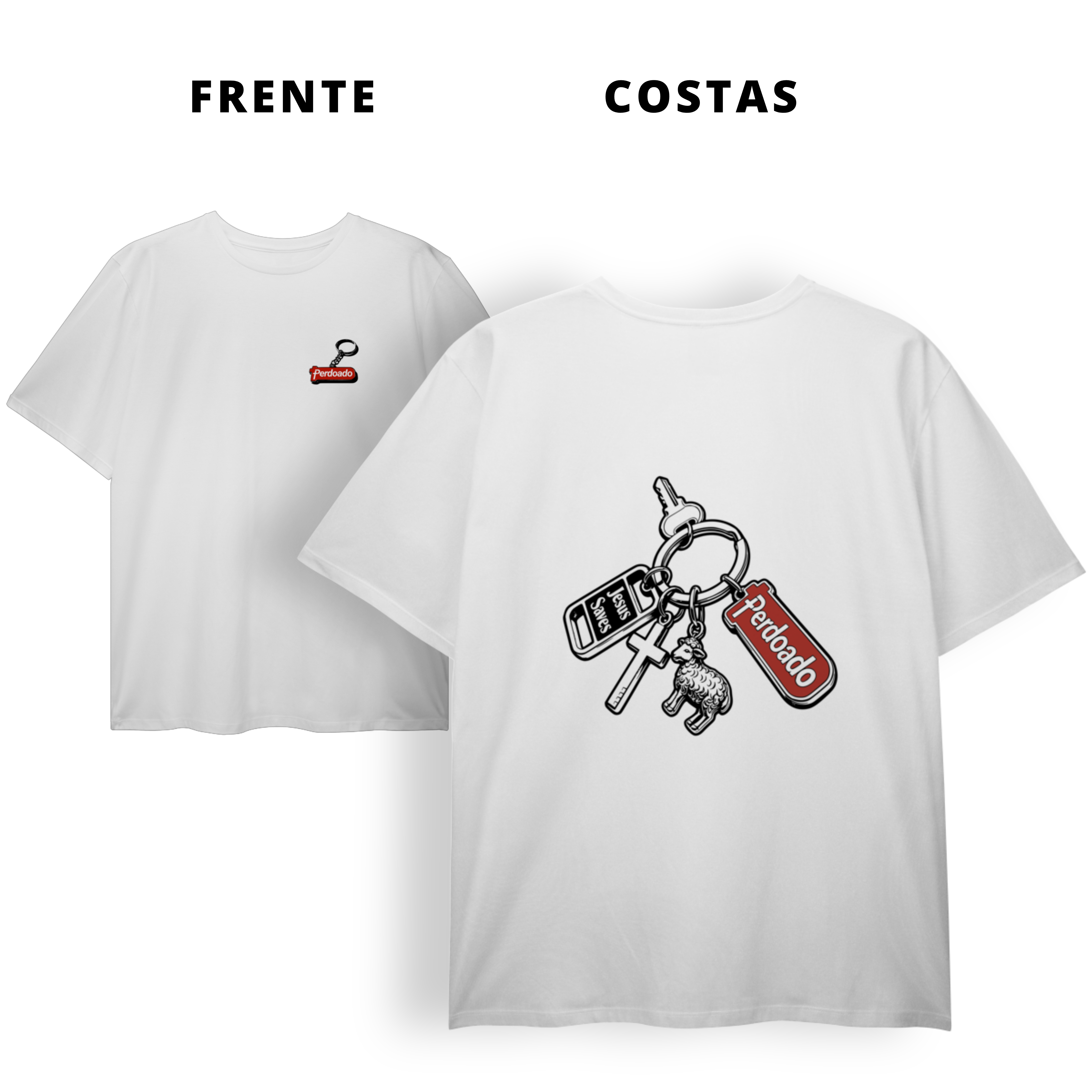 0075PS - Camiseta Plus Size Chaveiro