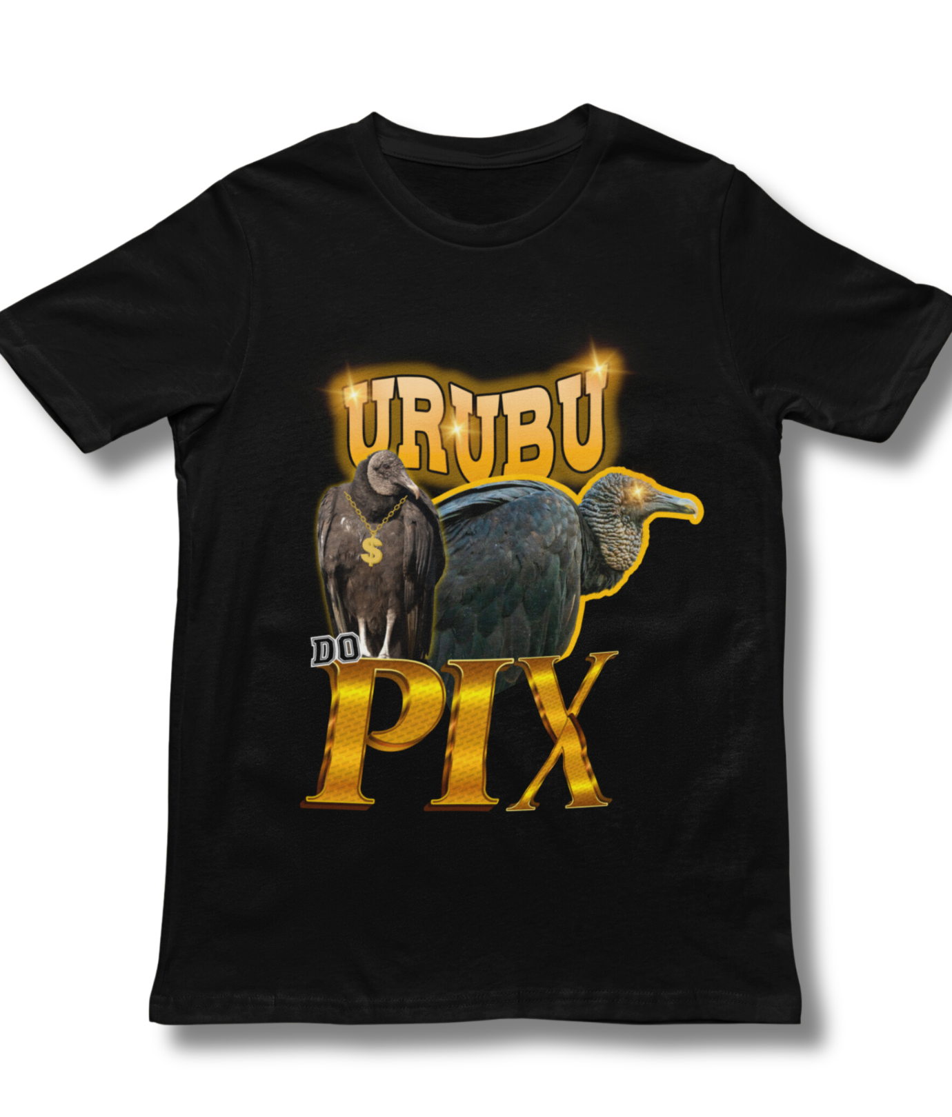 Nome do produto: CAMISETA URUBU DO PIX