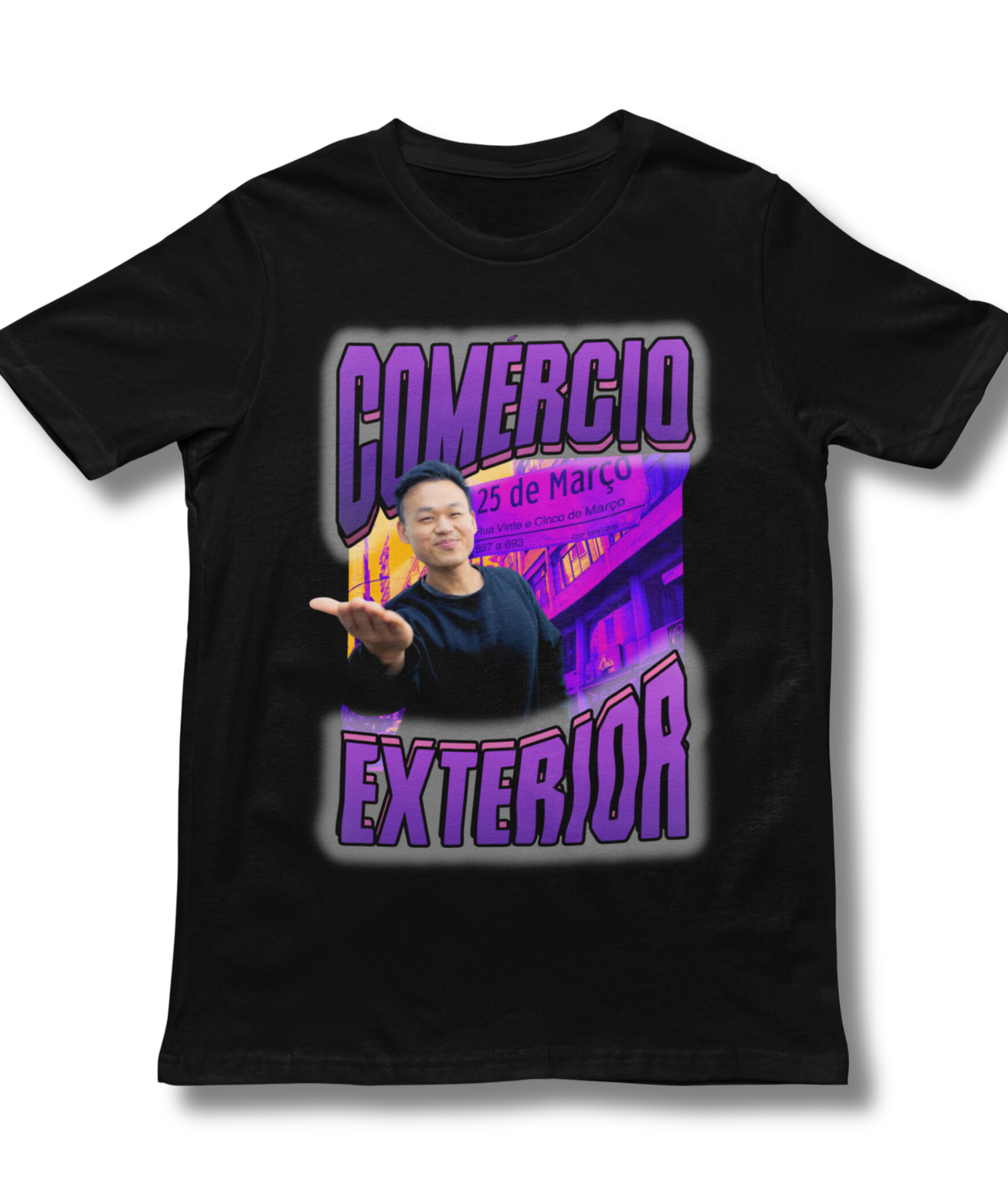 Nome do produto: CAMISETA COMÉRCIO EXTERIOR