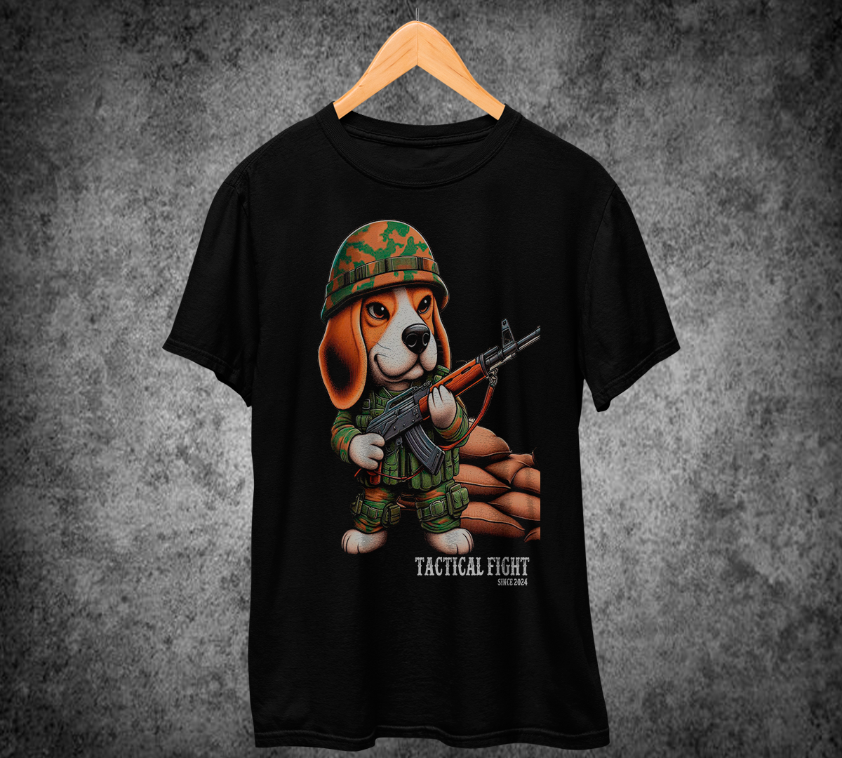 Nome do produto: T-Shirt BEAGLE WARRIOR