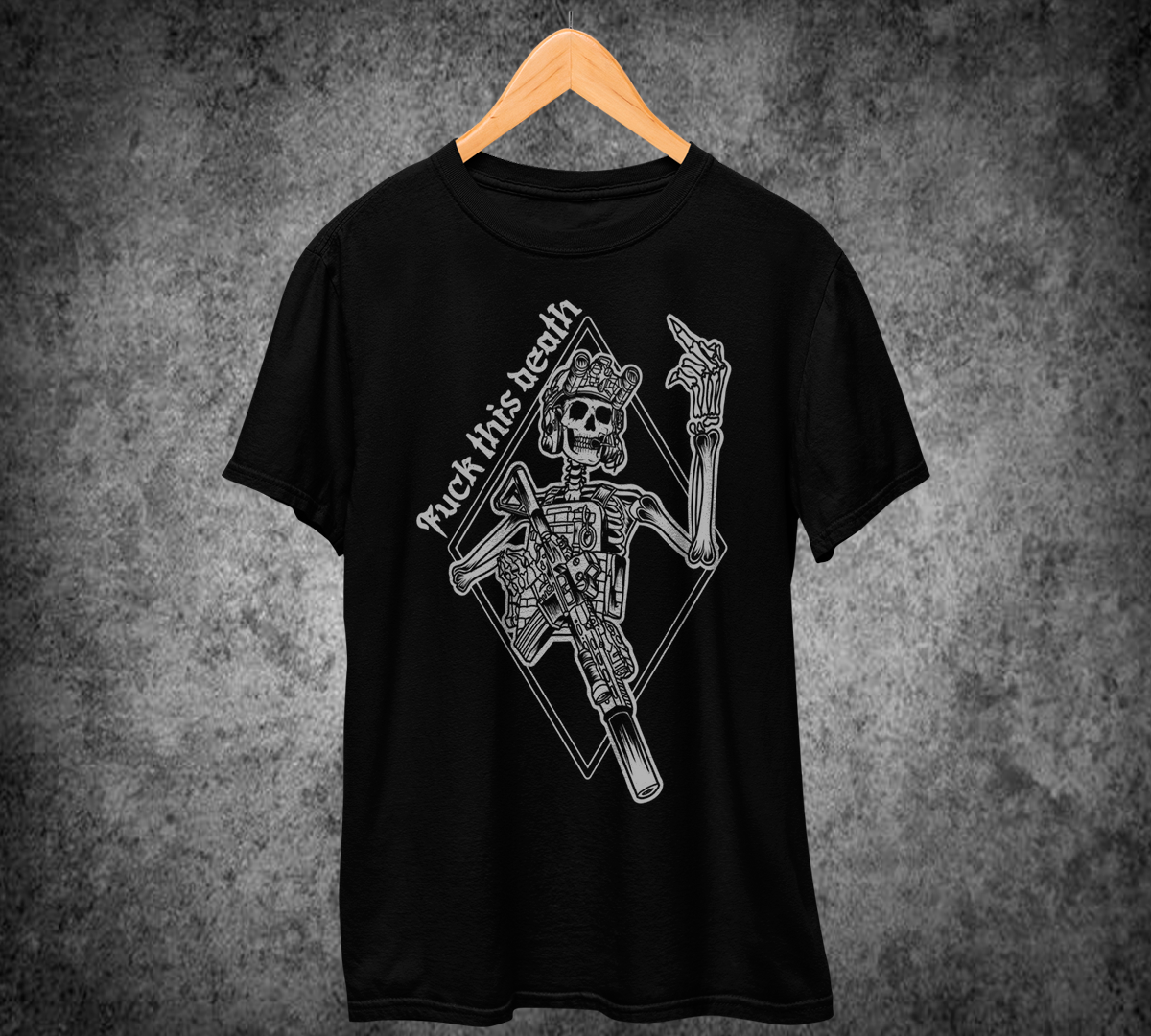 Nome do produto: T-Shirt FUCK THIS DEATH 2.0