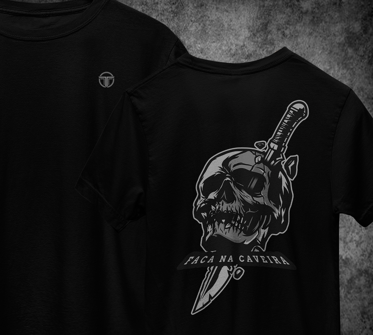 Nome do produto: T-Shirt FACA NA CAVEIRA