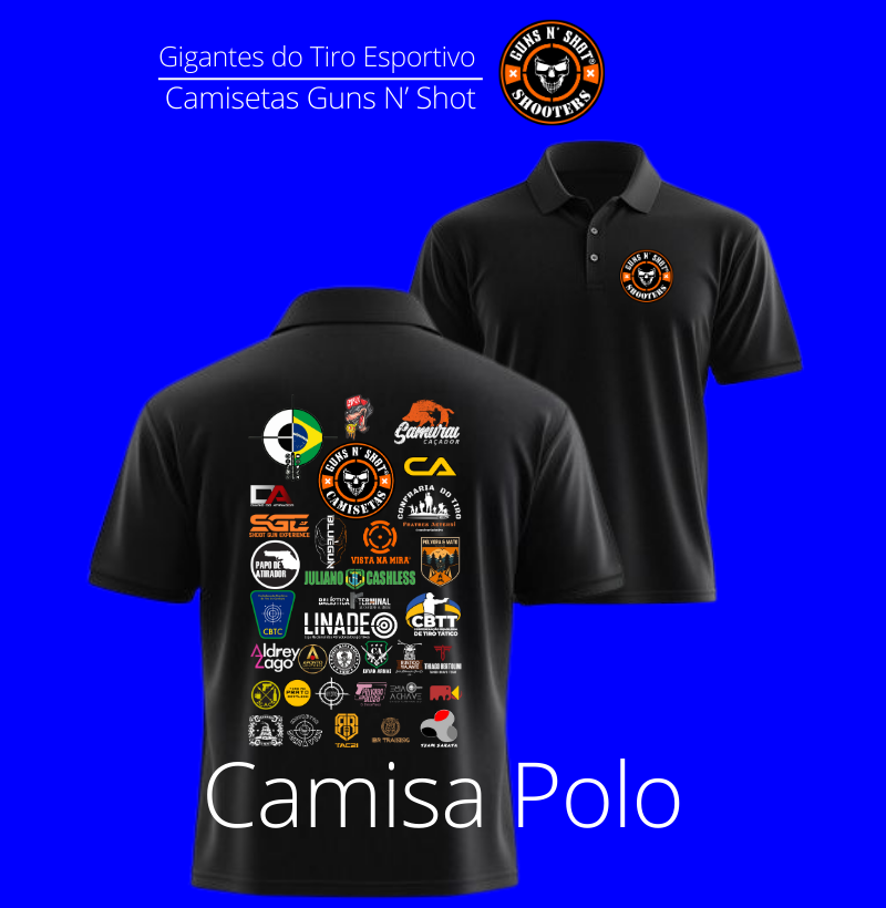 Polo Tiro Esportivo com a Guns N' Shot