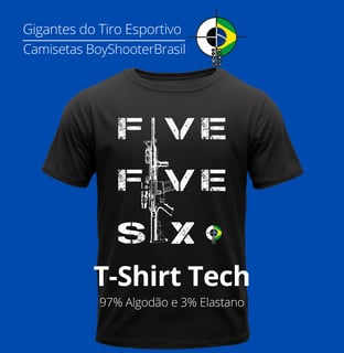 Five Five Six BoyShooterBrasil T-Shirt Tech