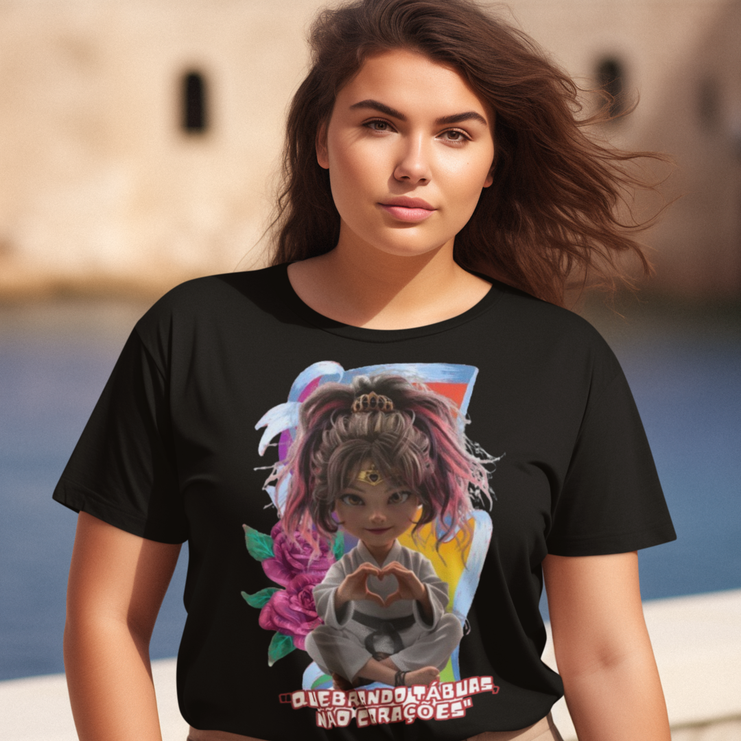 Nome do produto: Camiseta Feminina Karate